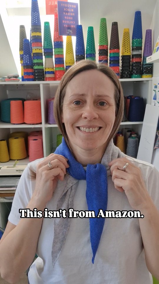 My accessories aren't from Amazon (or the other two, shein & temu 🤢). And you'll never find them there.
They are made in Scotland. Slowly. Properly. One row at a time.
If you're buying for someone who appreciates more than next day delivery then this might be it.
I've just added a small batch of triangle neckties to my website, but there's lots more to see while your there.
You'll find the link in my bio if you'd like a browse!
#madeinscotland #shopscotmakers #notonamazon #slowfashionstyle #knittersgonnaknit