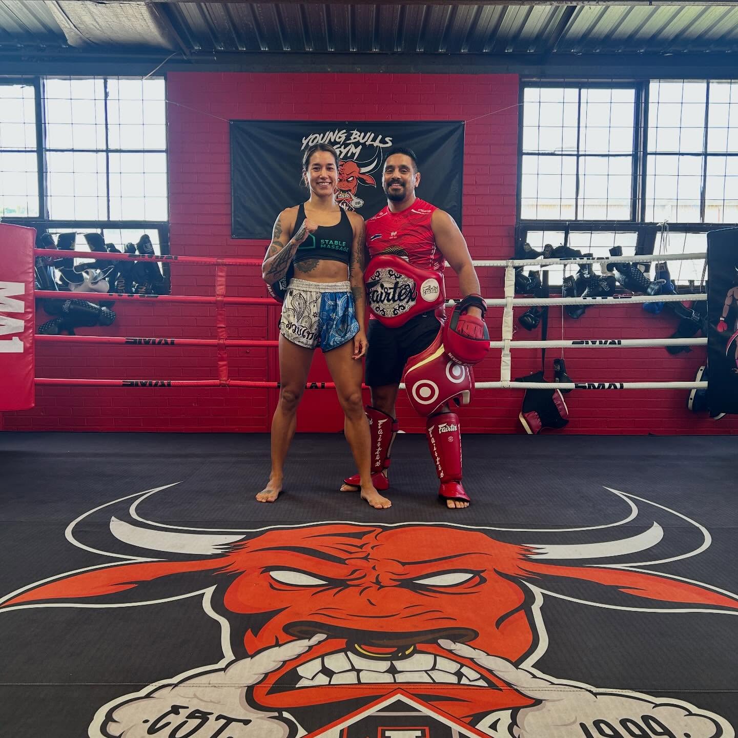 Fight camp done for Rosie 🌹. Now ready to have some fun at @rebellion_muaythai tomorrow night 😎🔥. Make sure you get your tix people, link in @rebellion_muaythai bio #youngbullsgym #youngbullsmuaythai #youngbullsneverdie #unleashthebullwithin #weareyoungbullsgym