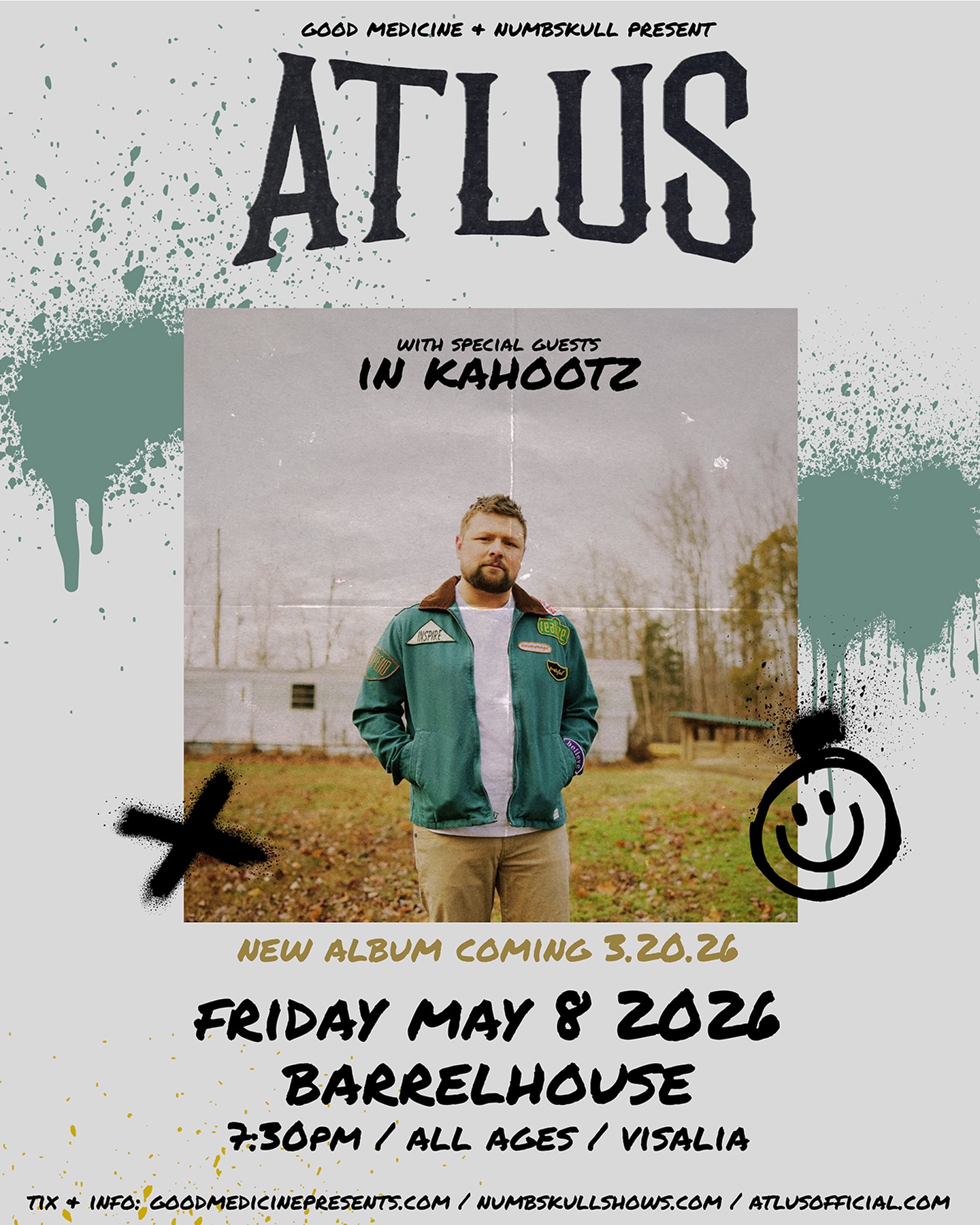 🚨NEW SHOW!!🚨
We’re gonna be opening up for @atlus_music on May 8th at @bhbcvisalia 🔥
Tickets are on sale now! Make sure to get yours and come have an In Kahoooootz Time!! 🤠
#countrymusic #livemusic #newshow #rocknroll #brewery