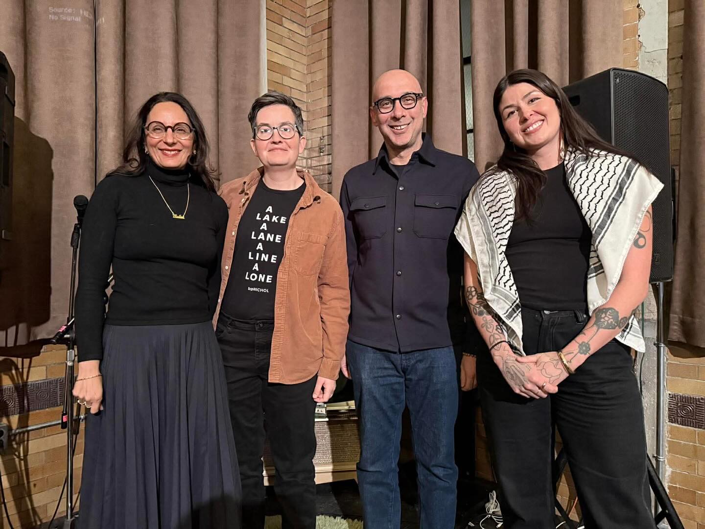 📸 Snapshots from the March Lit Live at @thestaircase featuring @raunchykwe @sarahmmmdowling @ashzgl @_madhur_anand 🎤📖🎤 #readingseries #writingcommunity #hamont #canlit