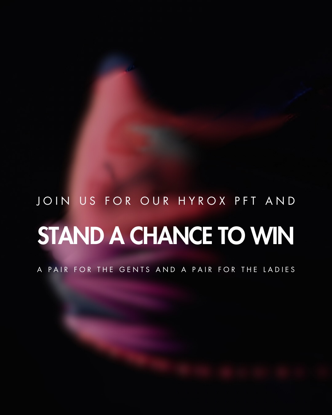 Join our HYROX PFT this Sunday 1 March and stand a chance to WIN a pair of the freshly launched Puma HYROX Deviate 4’s 🔥
How to sign up:
1. Go to www.sweatypalmsfitnessclub.com
2. Click “Book a class” from the drop dow menu
3. On the calendar, find Sunday 1 March and book an available timeslot
🔥🔥🔥🔥🔥
Only 2 participants at a time will do their test.
See you there!! 🚀🚀🚀🚀
Images from @puma