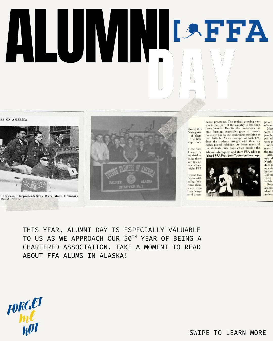 Happy Alumni Day! Take a moment to read about the stories from FFA Alumni who now support Alaska FFA!