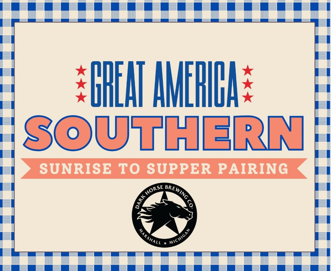 Sunrise to supper… Southern style. 🍳🔥🍗
We’re teaming up with @drinkgreatamerica to bring you a one-night Southern pairing experience at Dark Horse you won’t want to miss.
Three courses. Three Great America pairings. One dinner that hits every meal of the day.
🥓 Breakfast Sandwich + Warm Great America Apple Pie
🧀 Baked Mac & Cheese Bowl + Great America Lemonade Arnold Palmer
🔥 Nashville Hot Chicken + Great America Watermelon Slushie
📅 Wednesday, March 4th
⏰ 6–8PM
💵 $40 per person
Spots are limited and this one will fill up fast.
Grab your seat now using the link in our bio.
#DarkHorseBrewery #GreatAmerica #MarshallMI