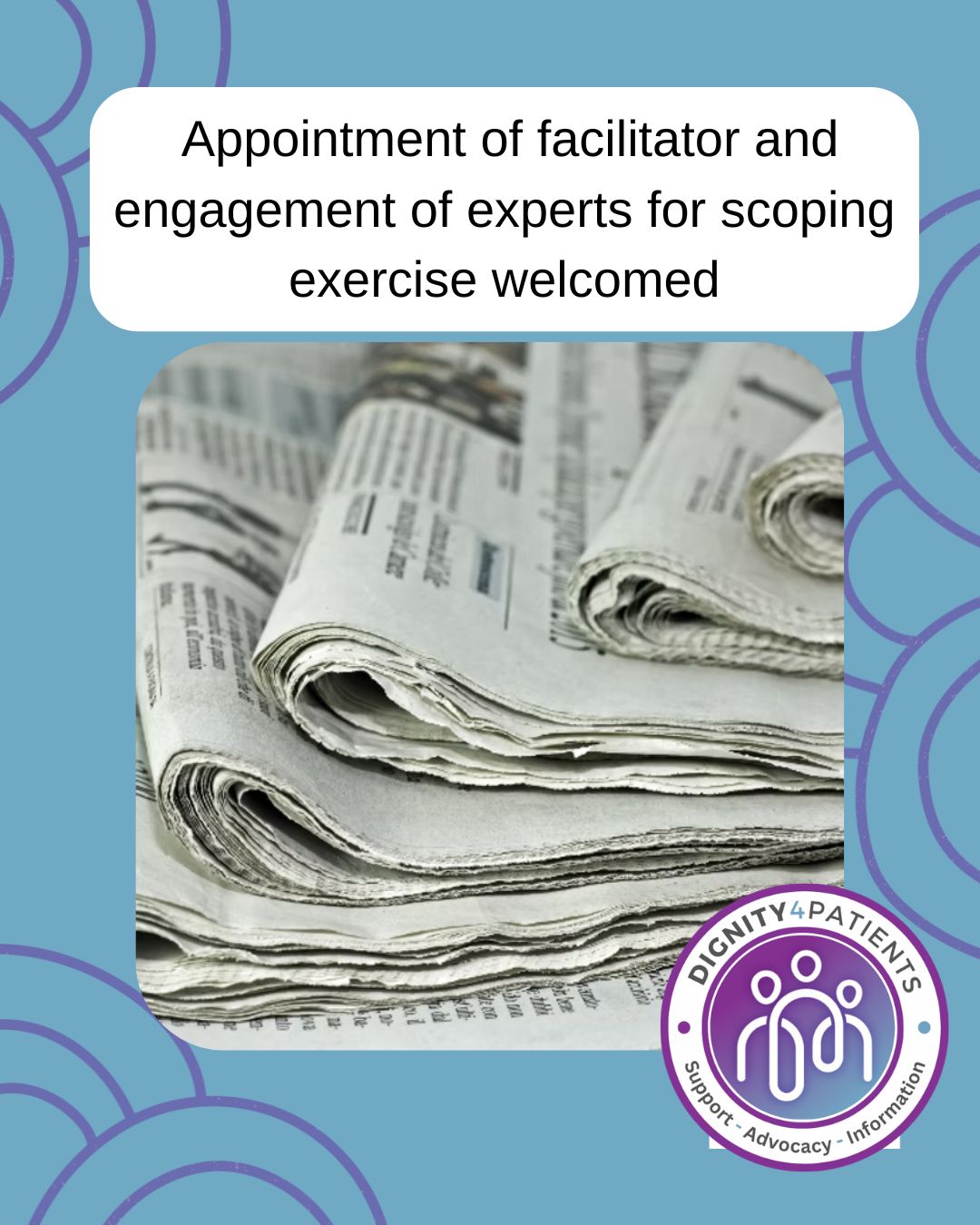 Dignity4Patients formally welcomes the announcement by the Minister for Health on the appointment of Senior Council Lorcan Staines as Independent Facilitator for the Scoping Exercise sought on behalf of the victims and survivors of Michael Shine.
Expert advisors Maeve Lewis and Phil Scraton will support Lorcan Staines and Survivors throughout this process.
CEO of Dignity4Patients Adrienne Reilly notes that this decision “marks an important and positive step forward for the victims who have shown immense courage in launching a public campaign to seek truth, acknowledgment and accountability”.
Dignity4Patients remains steadfast in its commitment to ensuring that victims' and survivors’ voices are heard, respected and central to this process.
To read more:
https://www.dignity4patients.org/post/dignity4patients-press-statement-03-03-2026
#ScopingExercise #PressStatement #MichaelShine #DoctorAbuseInvestigation #Dignity4Patients jennifer_carrollmacneill