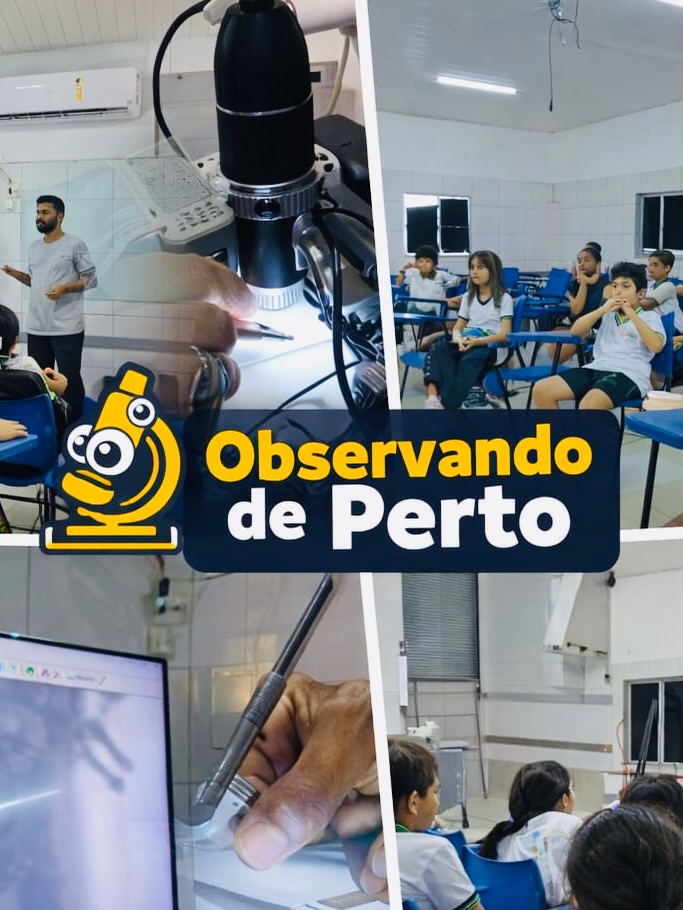 🔬 Explorando o invisível: A ciência ganha vida em sala de aula! 🔬
Hoje a nossa aula foi além dos livros! Com o auxílio de um microscópio digital, transformamos a teoria em uma experiência visual incrível e interativa. 🖥️✨
Poder observar detalhes que fogem ao olhar comum desperta a curiosidade e o espírito investigativo de cada aluno. Ver a empolgação da turma ao descobrir “novos mundos” na tela é a prova de que a tecnologia, quando bem aplicada, é uma ferramenta poderosa para o conhecimento.
É assim que construímos um aprendizado significativo: unindo inovação, prática e muita descoberta! 🚀📚
#Educação #TecnologiaNaEscola #CiênciaNaPrática #InovaçãoEducacional #Microscopia AprendizadoAtivo EscolaDoFuturo