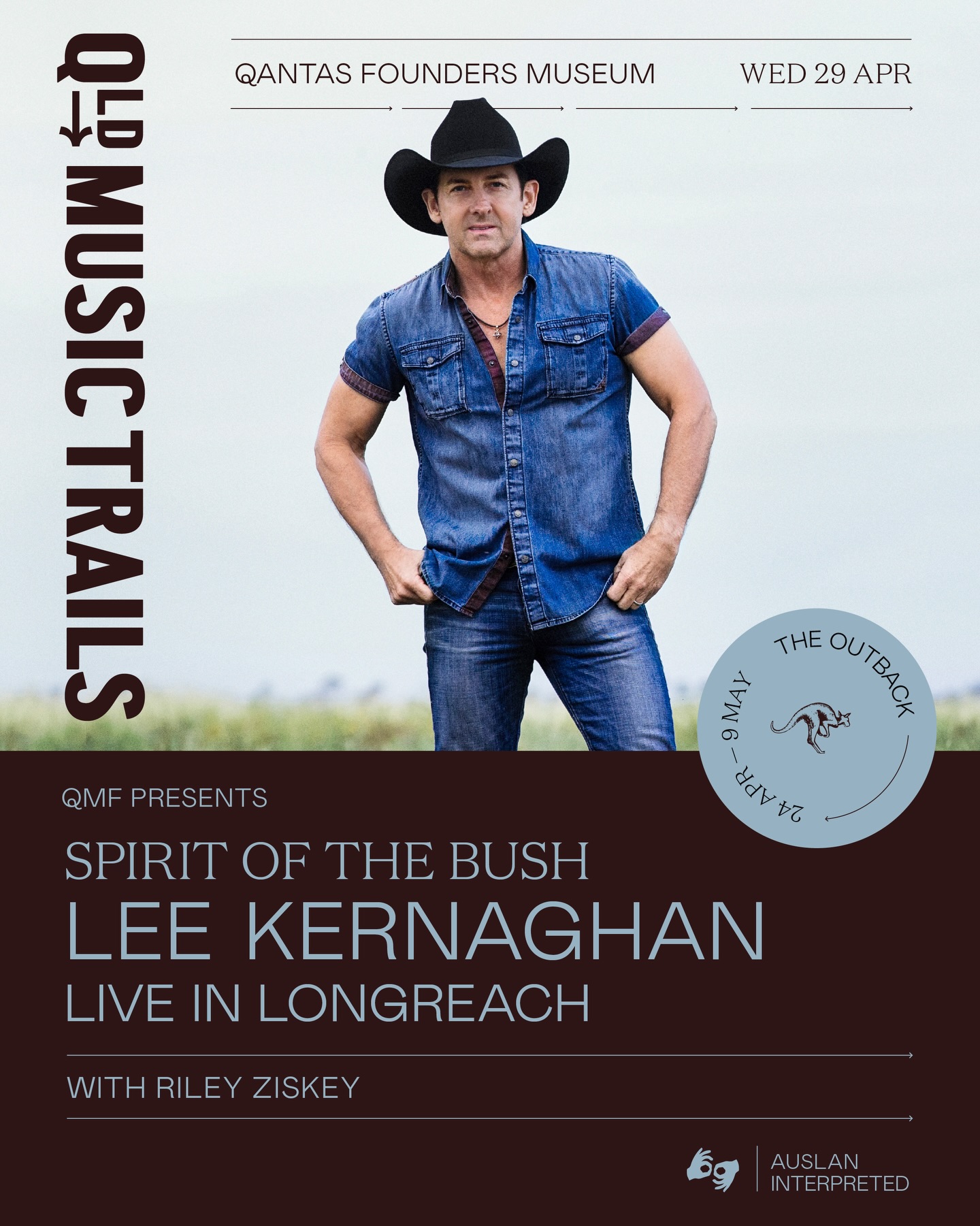 Thrilled to be opening for the one and only @leekernaghan in the hometown. 🤟🏻
Get your tickets at www.qldmusictrails.com.
Support for this event has been provided through the jointly funded Australian-Queensland Disaster Recovery Funding Arrangements (DRFA).
#leekernaghan #qldmusictrails #longreach #qantasfoundersmuseum #countrymusic