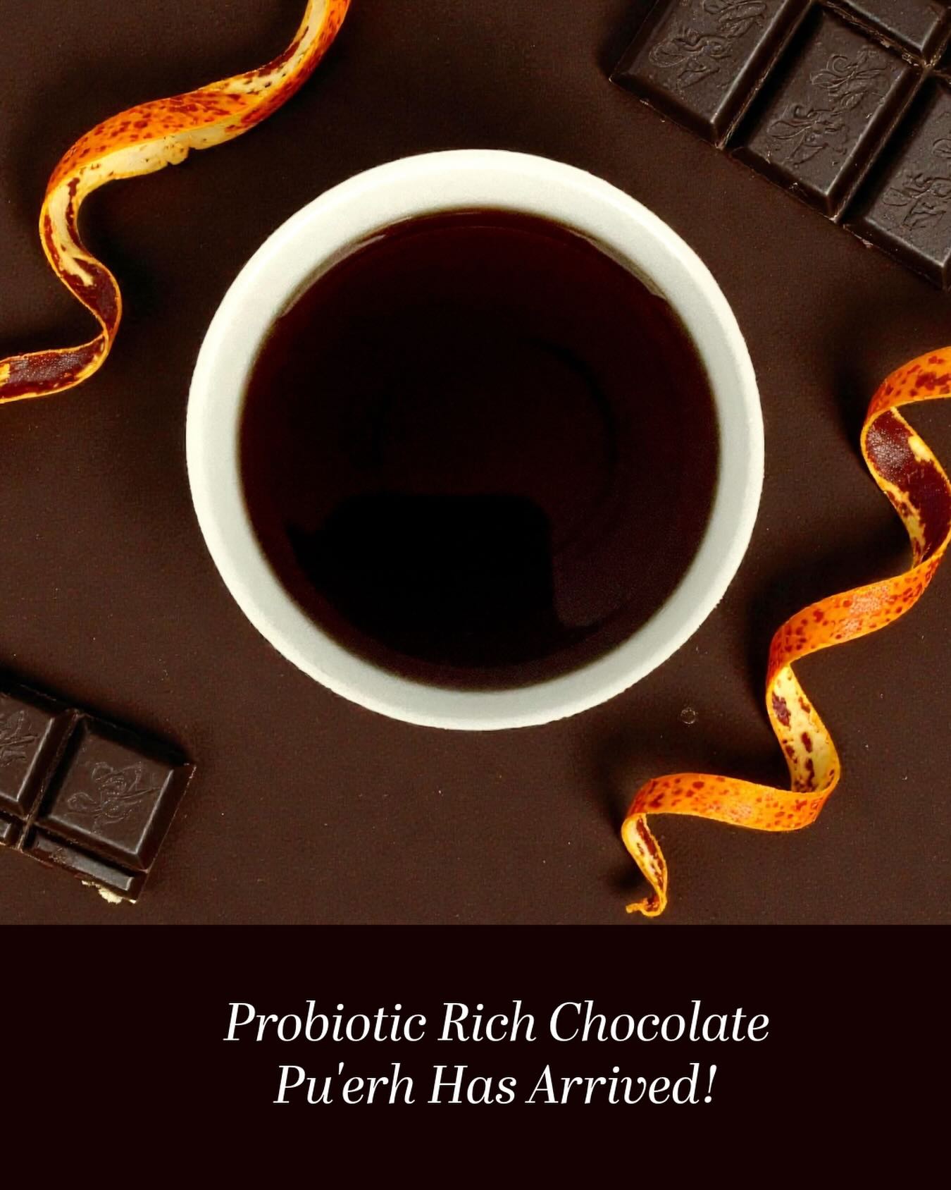 #chocolatelovers #fermentedfoods #puerhtea #fermentedtea #probioticfoods