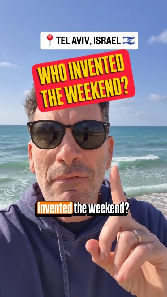 Happy weekend from Tel Aviv! Did you know that the Jews invented the weekend? In ancient time no other nation had a day of rest, only the Jews had Shabat that was earlier adopted by Christianity (Sunday) and Islam (Friday). So thank us later and have a great weekend from Tel Aviv, see you soon in Israel!
#israel #tourguide #visitisrael #telaviv #weekend