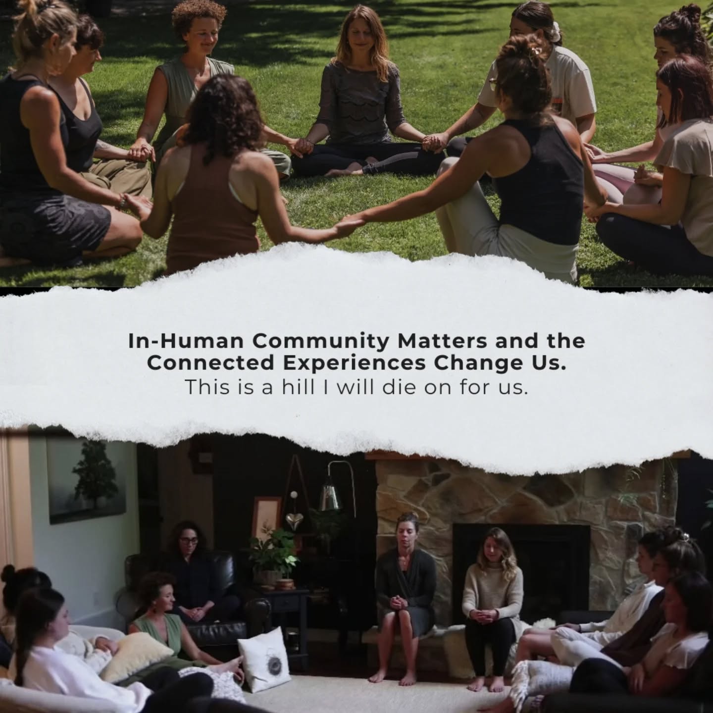 We are going OFFLINE.
I cancelled my Zoom subscription today.
Our last week of REMEMBER (our online community breathwork) is this week, and what I know to be true in what I felt is that, yes online Breathwork itself independently shifts us but in a space online, we're not building actual community.
It's just not and will never be as truly connected as what we desperately long for. We're here for true connection.
In-human community experiences change us.
This is a hill I will die on for us.
Not the highlight reel.
Not the group chat.
Not the Zoom call.
But breath in the same room.
Eyes meeting.
Nervous systems softening together.
There is something sacred that happens when we gather to be witnessed, to belong, to remember we’re not doing this alone.
Healing multiplies in community.
Joy deepens in community.
Courage grows in community.
Please join us at The Plympton in Camlachie on Monday, March 16th from 11 am to 3:30pm. Cancel all other plans (including work 👀). REGISTRATION CLOSES TOMORROW (Monday) AT NOON.
You were never, ever meant to walk this life alone. Let's do this together.