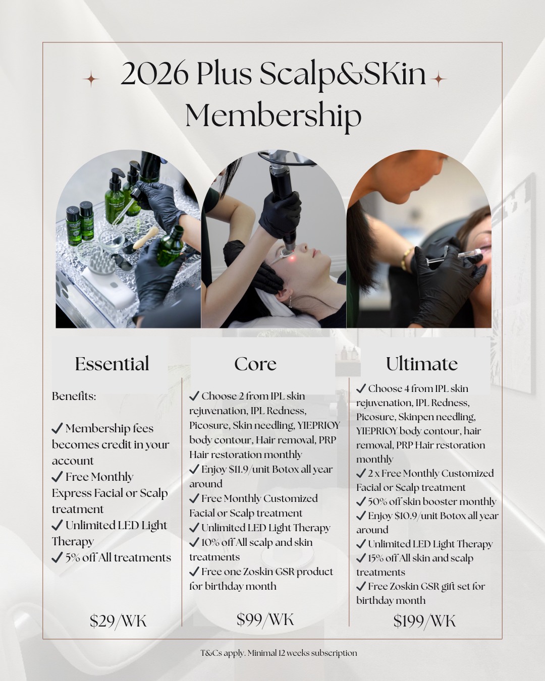 ✨ All You Need to Glow! ✨
Why pay per treatment when you can have unlimited self-care every month? 💆♀️💖
With Plus Membership, you get:
✔ Unlimited LED Light Therapy 🌈
✔ Free Monthly Facial or Scalp Treatment 🧖♀️
✔ FREE Light-Based or PRP Treatments per month 💥
✔ Exclusive Discounts on Skin Boosters, Injectables & Retail 🛍
✔ Discounted Botox & Injectables💉
💻 Click the link in bio or visit:
https://www.plusscalpandskin.com/membership-offers
Join the membership that keeps you glowing, every week, every month. ✨
It’s like “all you can eat”… but for your skin & scalp! 😍
#PlusMembership #MelbourneSkinClinic #UnlimitedFacials #GlowingSkin #ScalpCare #SkinBoosters #Botox #LEDLightTherapy#melbournebeauty#melbournescalptreatments#beautymembership