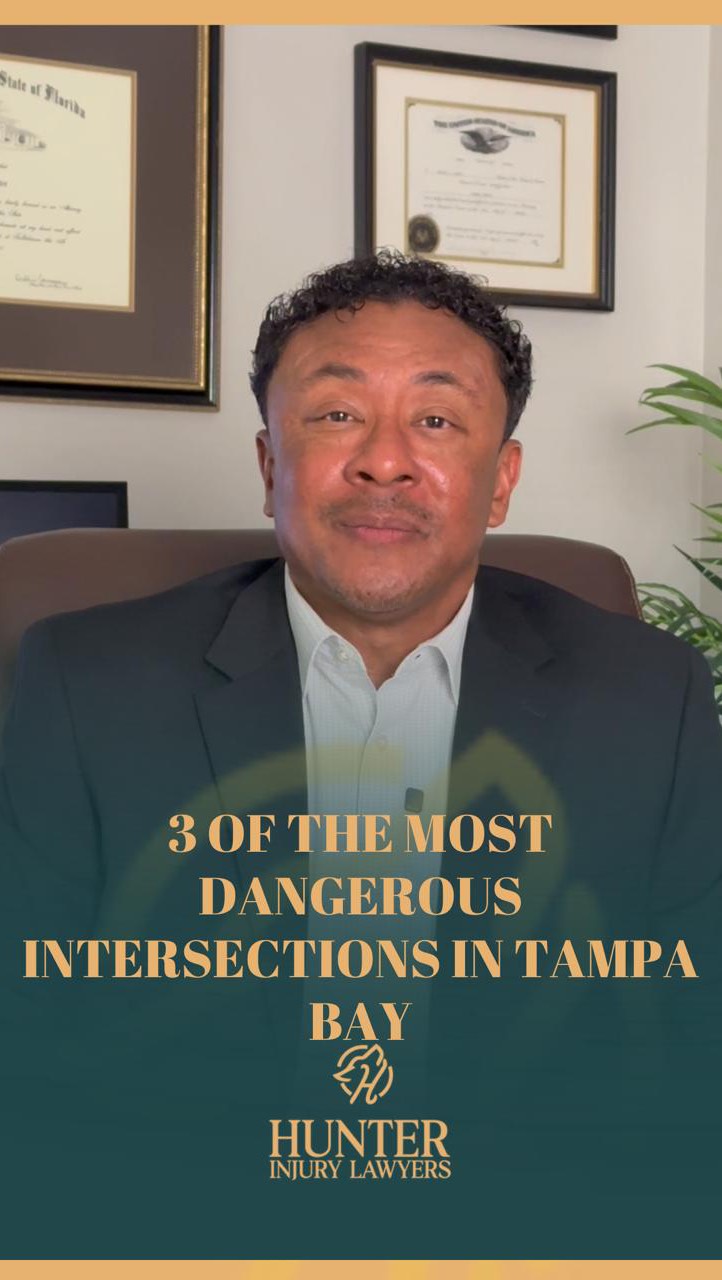 If you drive regularly in the Tampa Bay area, this is important.
Based on traffic patterns and crash data, these are three of the most dangerous intersections for car accidents in the region:
• Dale Mabry Highway & Hillsborough Avenue
• US‑19 & Gulf to Bay Boulevard
• 4th Street North & 54th Avenue North
High traffic volume, speeding, distracted driving, and complex turning patterns make these locations especially dangerous—particularly during peak hours.
Simply being aware of high-risk intersections and staying alert can make the difference between getting home safely or dealing with a serious crash.
Comment below if there are other dangerous intersections we should mention, and follow for more real-world legal insight.
To Others, It’s Just Business. For Us, It’s Personal.
#TampaBay #DangerousIntersections #CarAccidents #FloridaDrivers #TrafficSafety InjuryAwareness PersonalInjuryLaw HunterInjuryLawyers