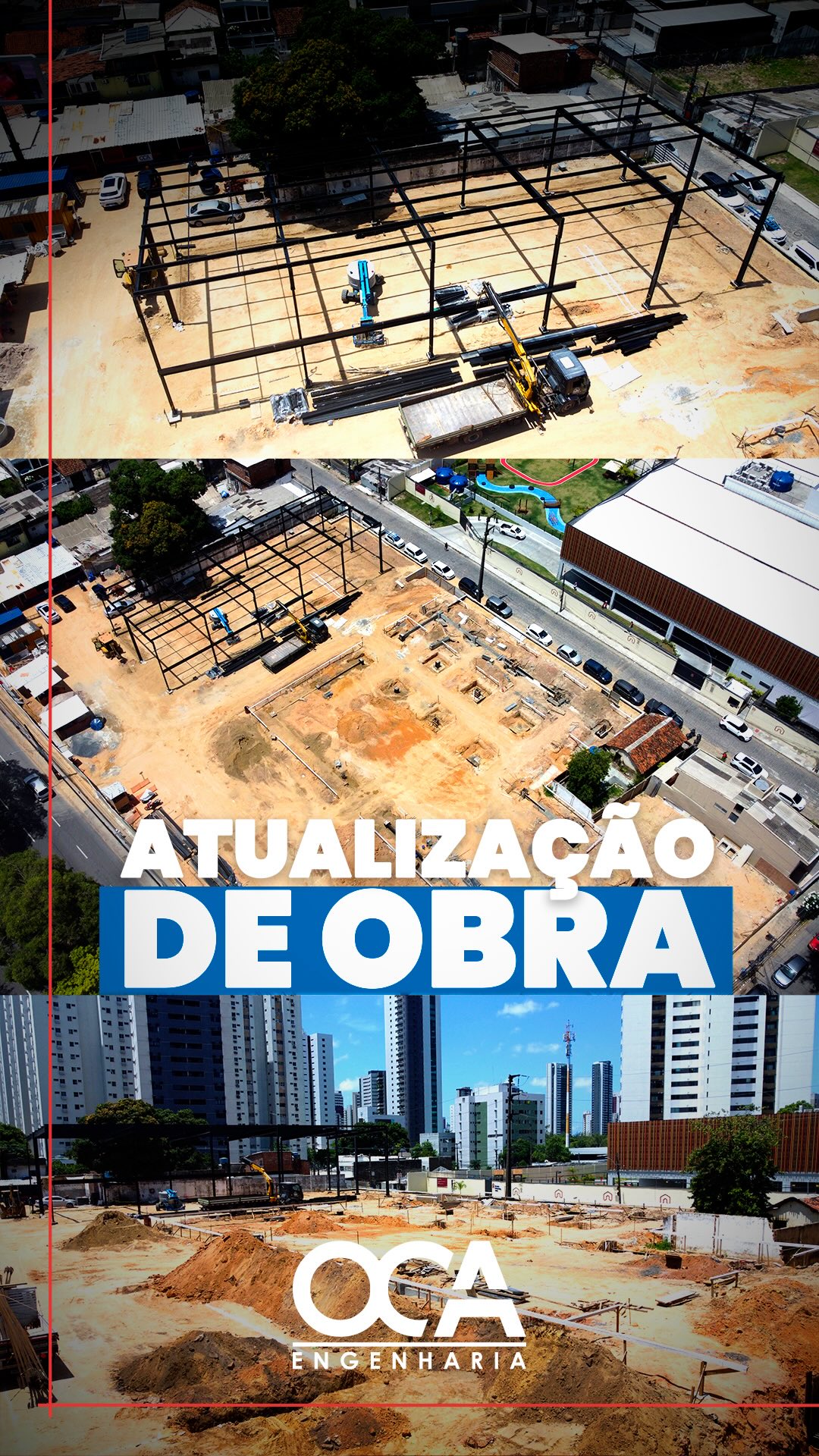 A obra do Easy Mall, no bairro da Torre, segue avançando com força total! 🚧
A OCA Engenharia segue transformando planejamento em execução com precisão, segurança e qualidade em cada detalhe.