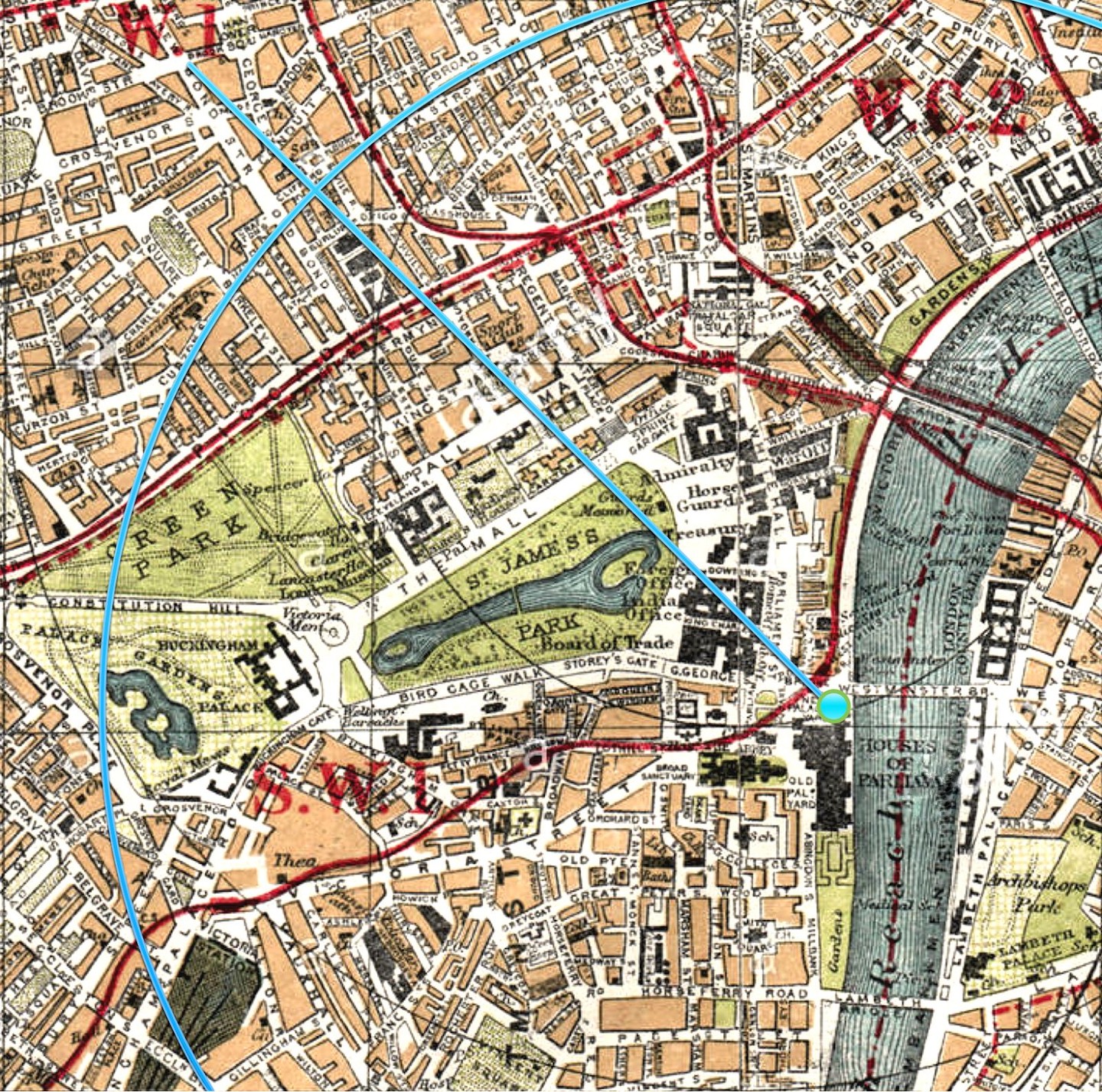 #MapMonday On this day in 1983, actress Emily Blunt was born. Emily played Mary Poppins in Mary Poppins Returns in 2018. We went down a bit of a rabbit hole reading https://reflectionsonwalt.blogspot.com/2019/02/seeking-cherry-tree-lane.html?m=1, which details the quest to determine where Cherry Tree Lane (the home of the Banks) could be, based on deciphering clues from the original book series by PL Travers 🤓