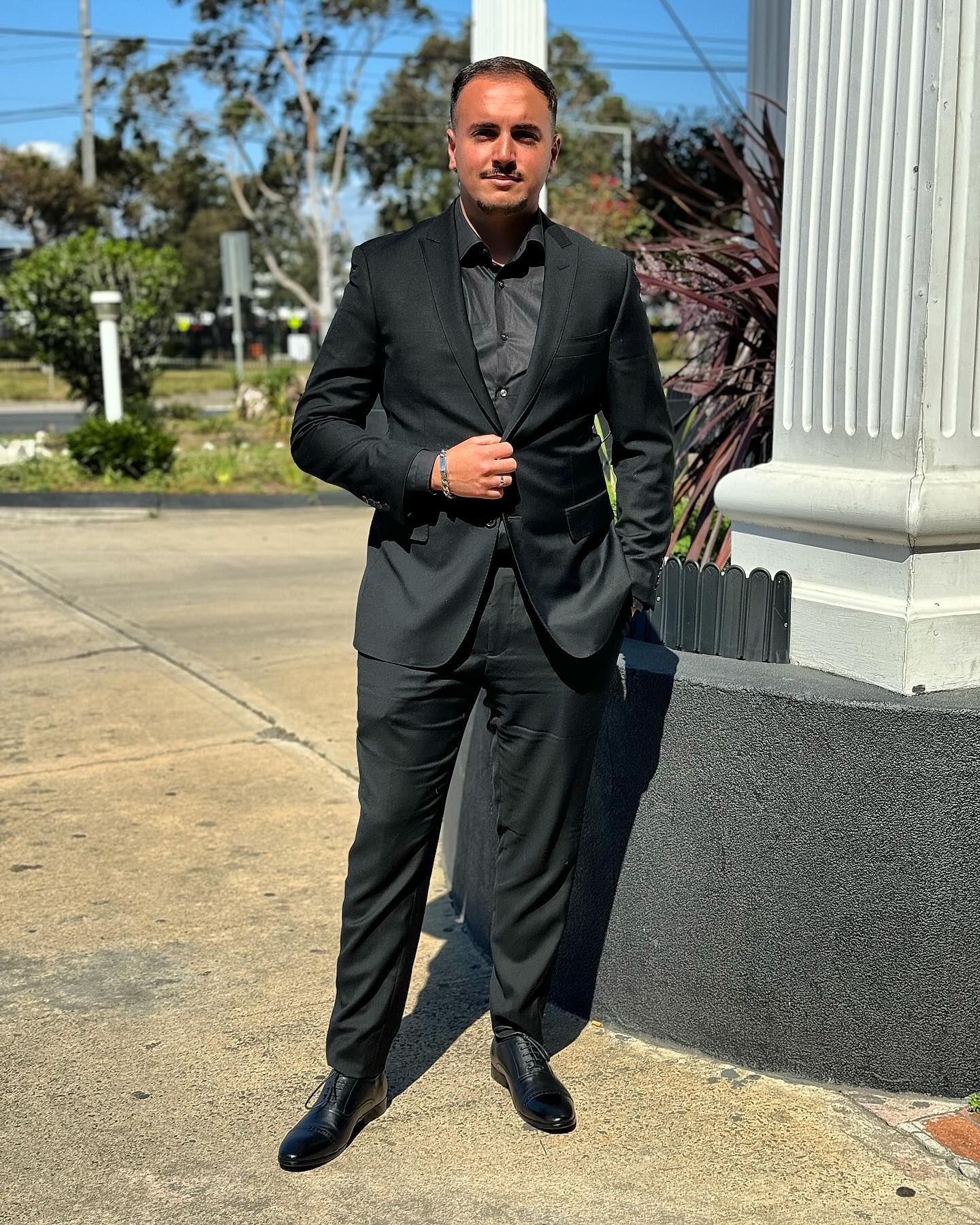 @mousa23m is wedding ready! 🎩
This sharp, custom-tailored black suit was designed for Mousa as he gets ready to attend a special wedding. Crafted to perfection, it combines style and comfort, ensuring he stands out with sophistication.
For any event, our tailor-made suits make sure you’re dressed to impress. Let us help you look your best for your next big occasion!
🖤 Tailored elegance, every time.
📍 Get suited for your next event with us.
#WeddingReady #CustomTailoring #TailorMadeSuit #SharpStyle #EleganceInEveryDetail”