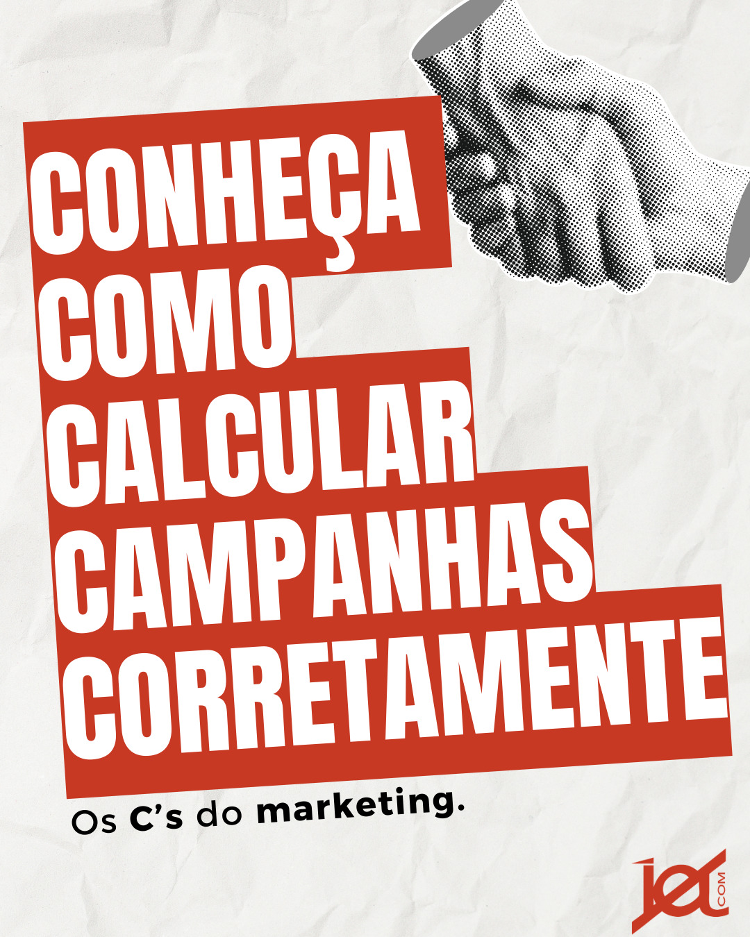 Os C’s do marketing não são só siglas.
São indicadores que mostram se sua campanha está saudável ou só gastando dinheiro.
Marketing não é postar.
É analisar, otimizar e converter.
Salve este post para consultar sempre que for subir uma campanha 📊
#jetcomunicacao #publicidade #negocio #marketingdigital #comunicacao #marketing #agenciapublicidade #branding #estrategia #marca #agencia #concessionaria