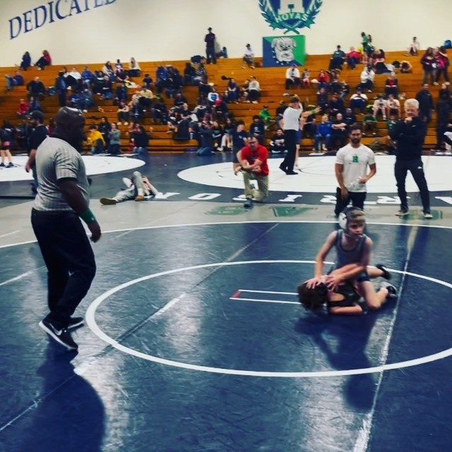 Action shots from the kids at Harrison Takedown Tournament