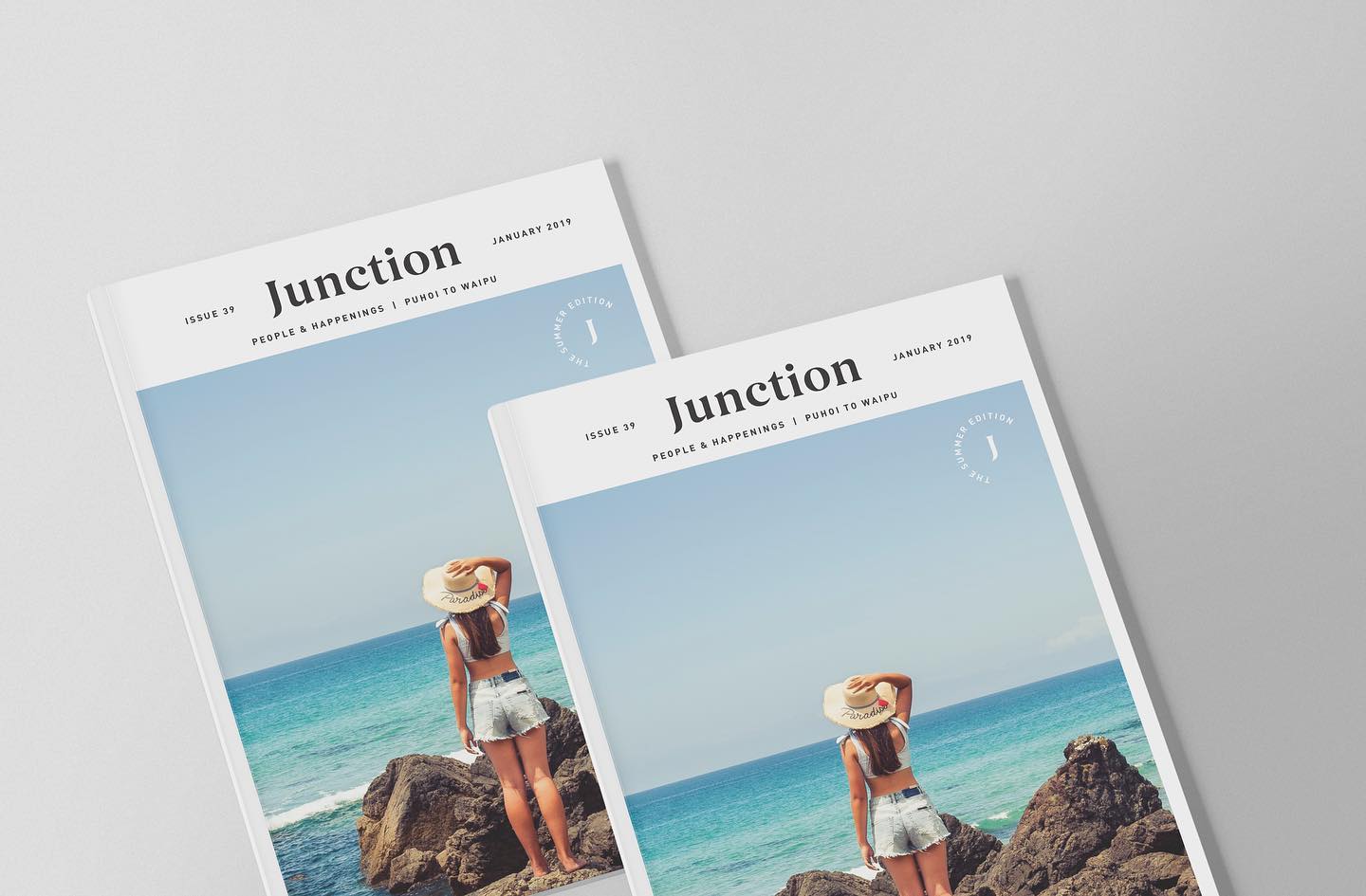 January 2019 edition of @junctionmagazine that I designed. Thoughts and love to everyone in the NZ magazine industry 💛