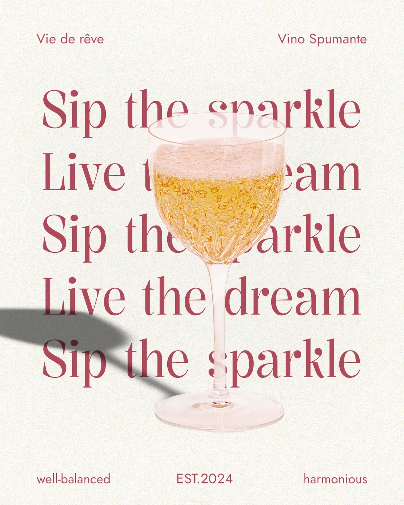 Monday mood: a little sparkle to start the week. ✨🥂
#VieDeRêve #MondayMood #SipTheSparkle