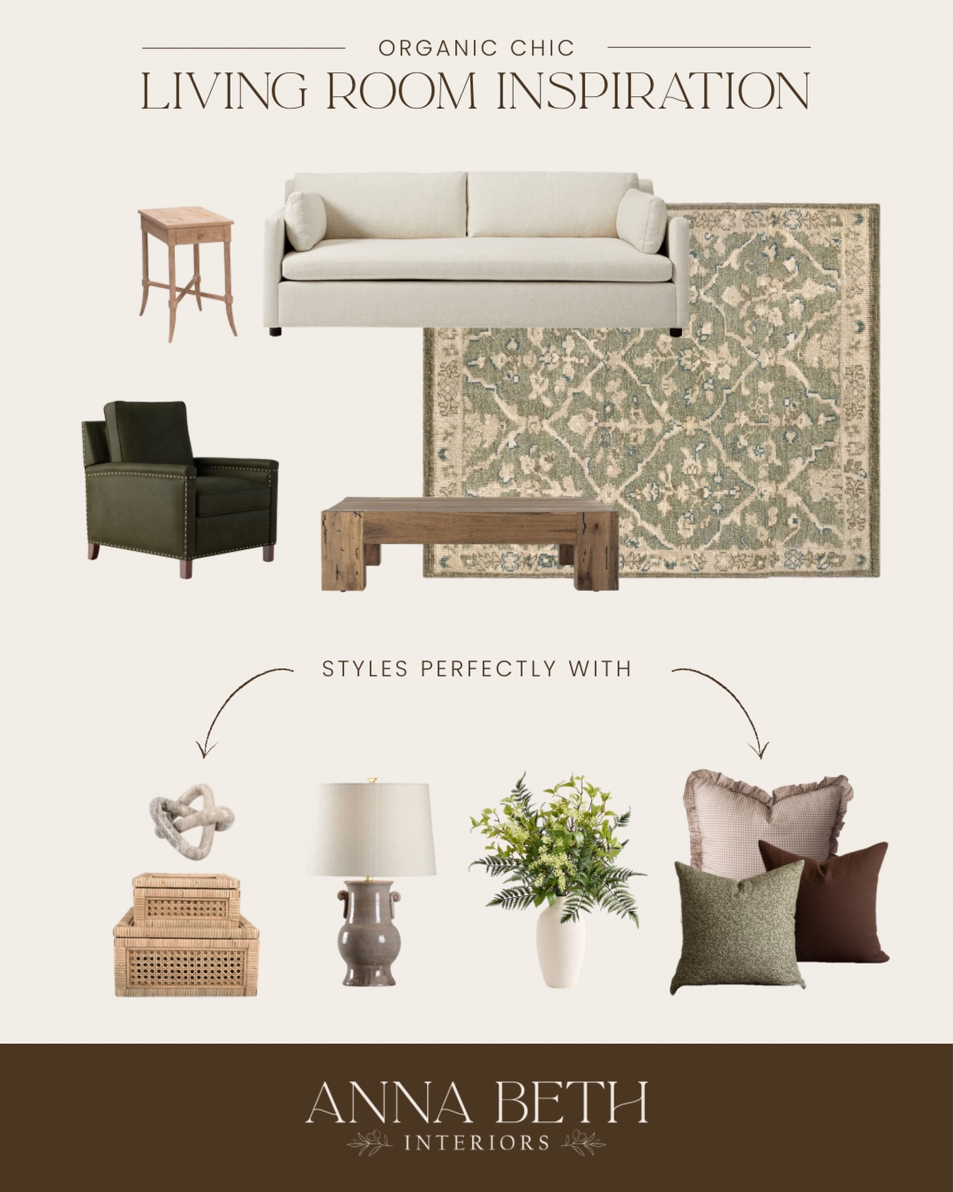 If you’re tired of rooms that feel almost right but never quite finished, my Room Refresh packages are designed to give you a clear, cohesive plan. You’ll receive a curated mood board, styling direction, and a streamlined shopping list so you can confidently pull your space together.
Elevated doesn’t have to mean complicated. It just has to be intentional. 🤎
#neutrallivingroom #livingroomdesign #livingroominspiration #virtualinteriordesigner #affordableinteriordesign
organic chic interior, neutral living room design, earthy home palette, warm wood furniture, layered living room decor, family friendly styling, cohesive home design, curated mood board, online interior design, Mini Room Refresh package, McKinney TX interior designer, DFW home inspiration, stress free decorating, elevated everyday home, intentional interior styling, neutral decor ideas, cozy modern living room, virtual room design service, timeless interior palette, refined but livable design