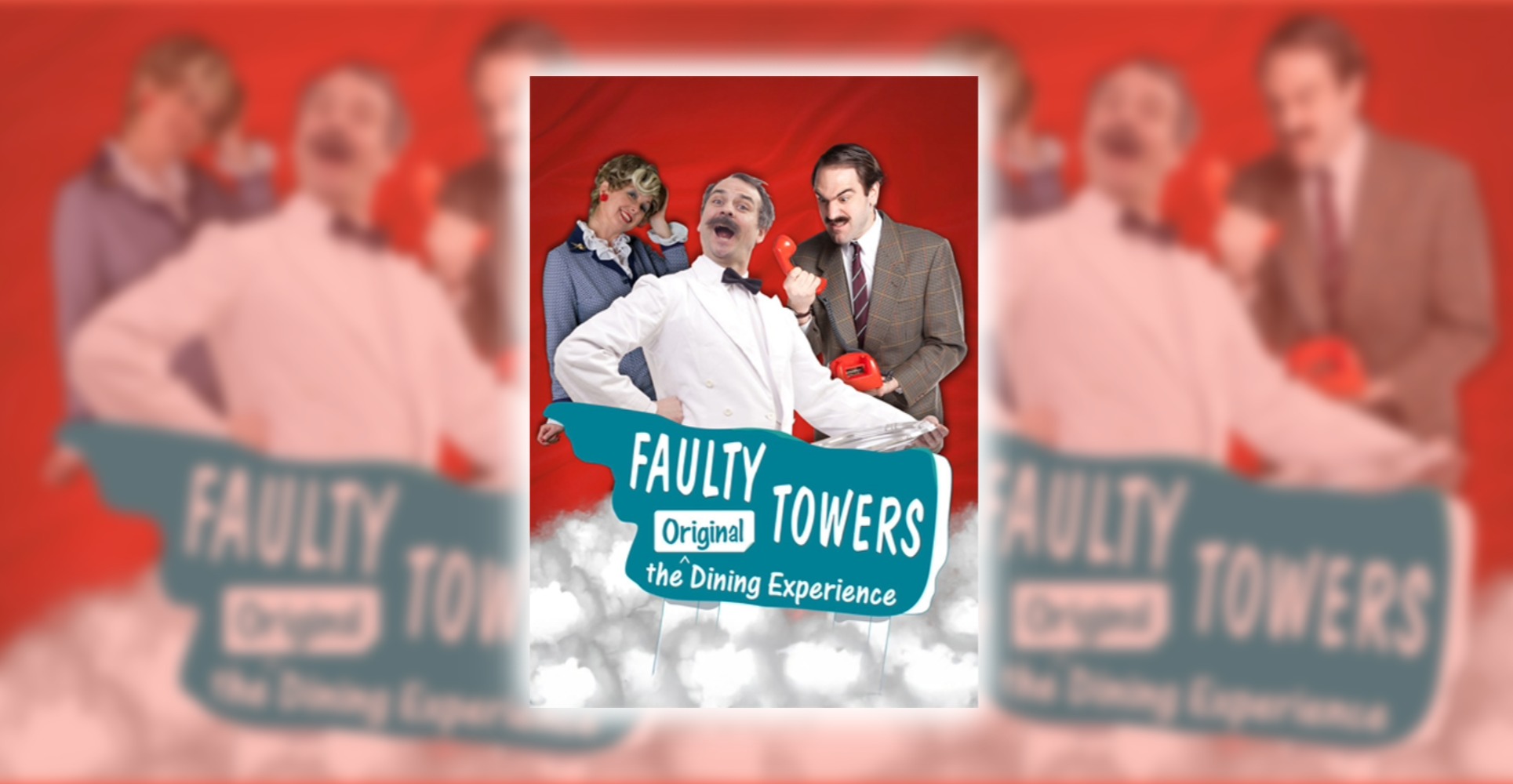 Faulty Towers The Dining Experience will tour across the UK in 2026, following sell-out seasons across the UK and internationally.
Audiences can enjoy a quintessentially British experience as Basil, Sybil and Manuel serve up two hours of theatre, chaos and a 70s-style three-course meal in the most infamous hotel restaurant in British comedy history.
The tour begins in Manchester in February.
