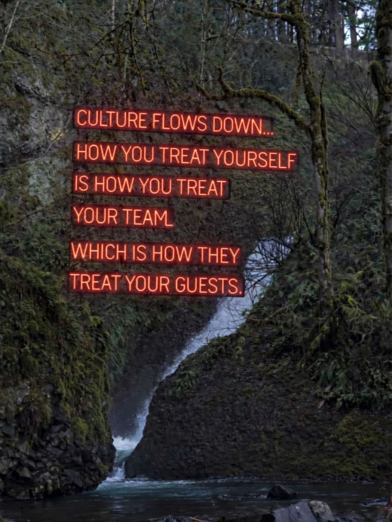 CULTURE FLOWS DOWN…
How you treat yourself
is how you treat your team
which is how they treat your guests.
If you run yourself into the ground,
you’ll run your team into the ground.
If you speak to yourself with pressure and panic,
that pressure bleeds into every pre-shift.
If you tolerate chaos in your own habits,
you’ll tolerate it in your kitchen.
Leadership isn’t what you post on the wall.
It’s what you model under stress.
Calm flows down.
Discipline flows down.
Standards flow down.
So does burnout.
So does inconsistency.
So does resentment.
Your restaurant mirrors your nervous system.
Want a stronger team?
Lead yourself better.
Want better guest experience?
Raise your internal standards first.
Culture doesn’t start on the floor.
It starts in the mirror.
#RestaurantCoach #TRCMethod #Leadership #Culture #RestaurantOwner