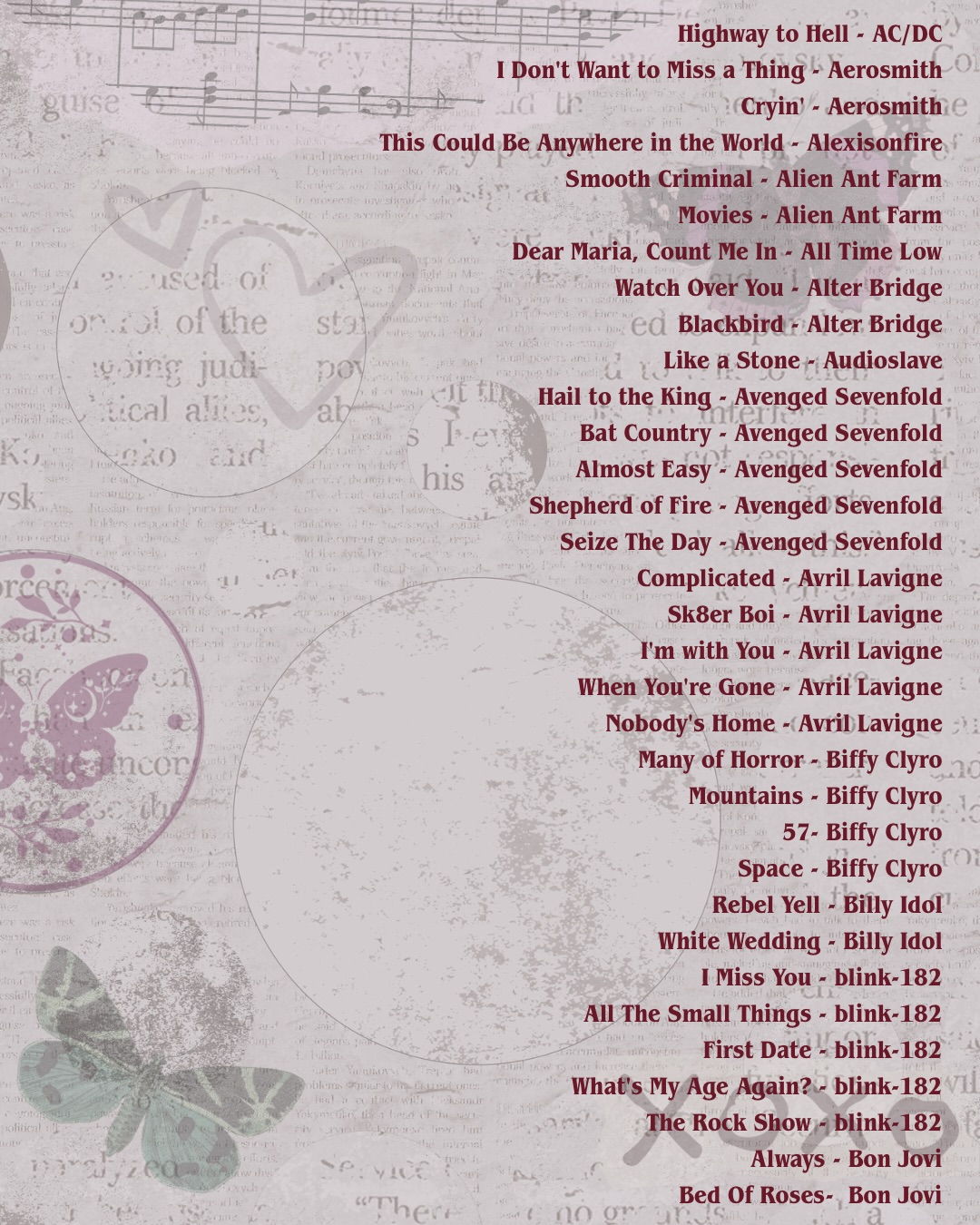 Here it is! My alternative setlist. I am a song learning machine so I am always learning new material but here we have 8 pages of Pop Punk, Emo, Metal, Rock and Alternative bangers to choose from. Songs for ceremonies and special moments do not have to come from this repertoire, I will learn anything you want me to and make it a version just for you. What’s your favourite from this list? #alternativeweddingsinger #altwedding #alternativewedding #elderemo #elderemowedding