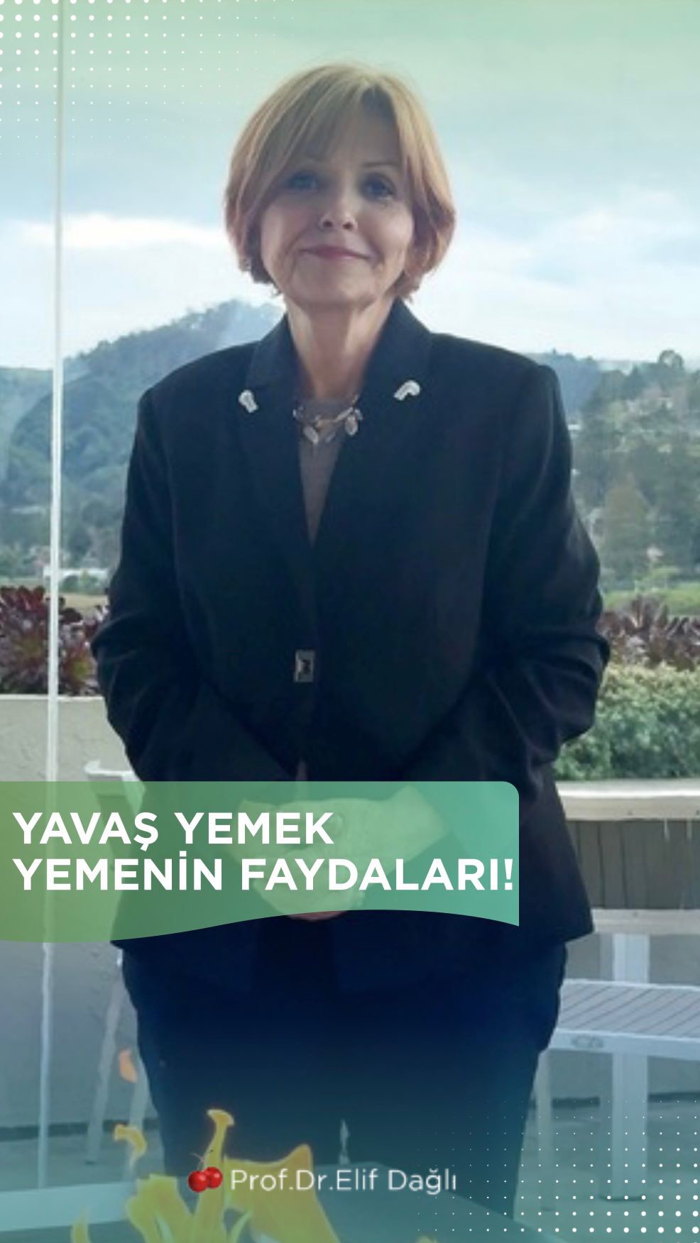 Yavaş yemek yemenin faydaları!
Prof.Dr.Elif Dağlı anlatıyor...