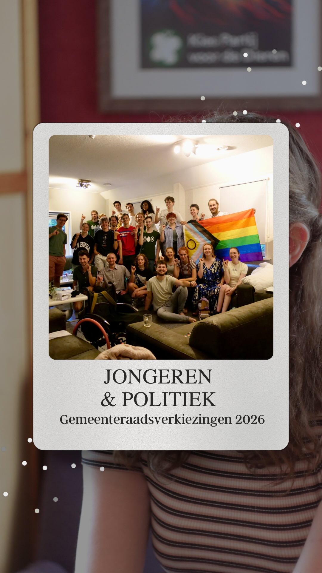 Stem jong! Stem 18 maart op een jongere van de Partij voor de Dieren💚