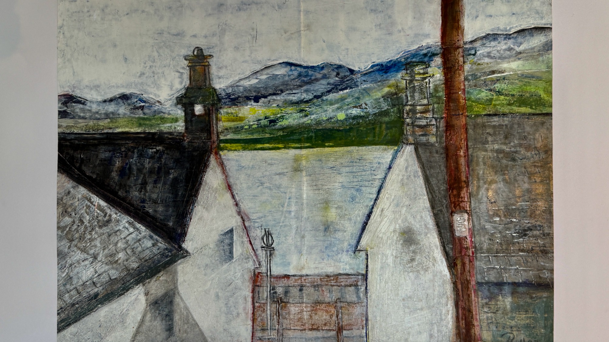 Some of the work in my portfolio at @bridge_house_art exhibition at @antallasolais . A(ll for looking at and/or sale)