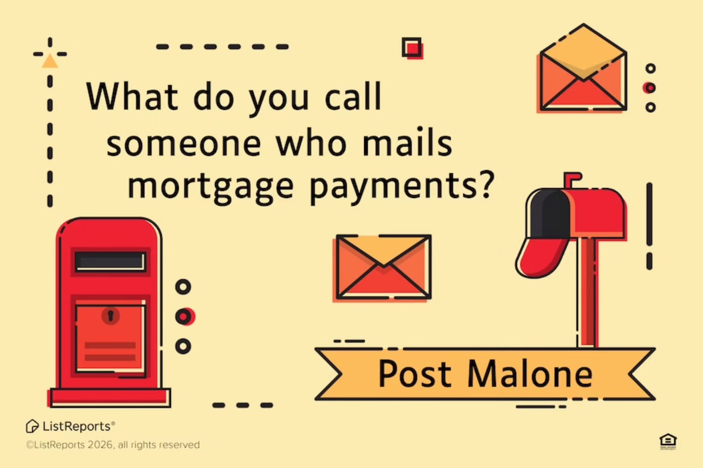 Hardy har har. There are more jokes and home advice where that came from. š Send me a message with your biggest question about home ownership, I promise I won't return to sender. š© #thehelpfulagent #houseexpert #a022726 #dadjoke #dreamhome
