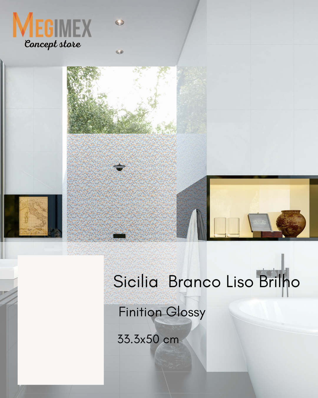 Découvrez notre nouvelle faïence Sicilia Branco Liso Brilho. Finition glossy, blanc profond avec un rendu moderne.
Format 33,3x50 cm, idéal pour terrasses et espaces extérieurs sécurisés.
Disponible au showroom situé à Sainte-Marie d'Arles, Le Moule.
#Guadeloupe#Showroom#CarrelageIntérieur#Faïence#Construction
#Rénovation#Aménagement#DesignIntérieure