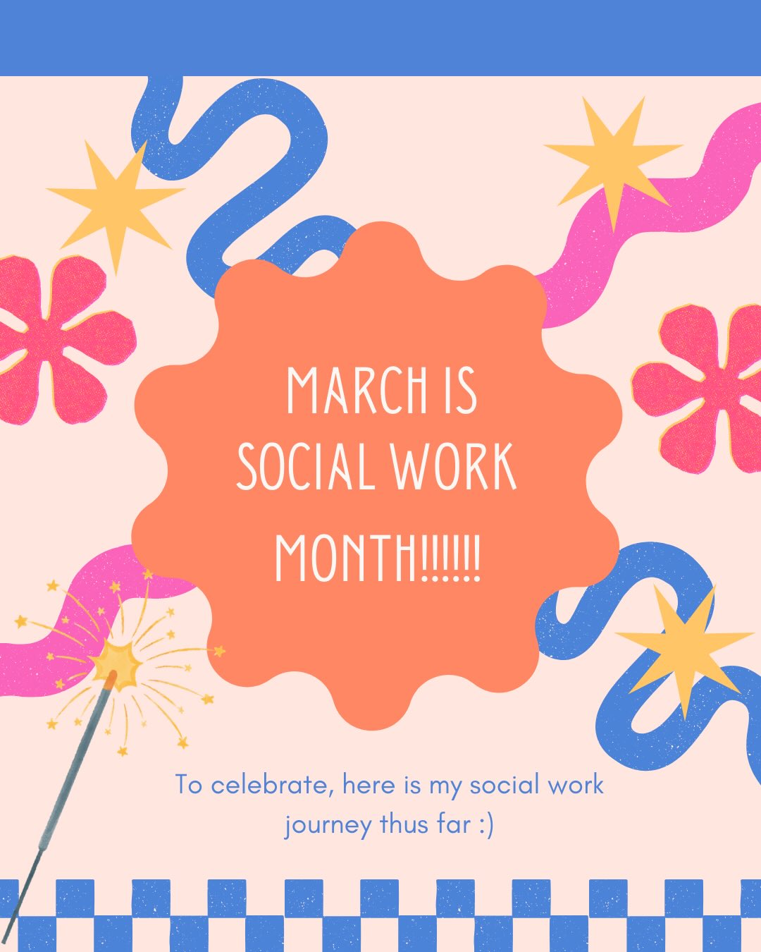 Happy Social Work month!!! I love being a social worker and am so grateful that I found a profession that I am passionate about and genuinely love 🩷🩷🩷