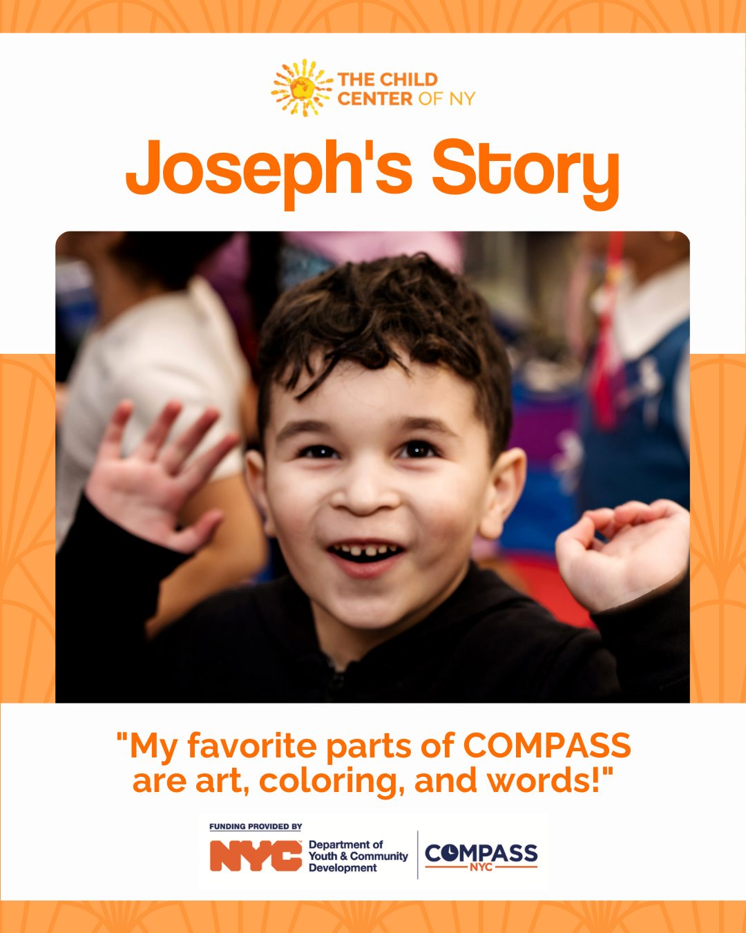 When Joseph joined one of The Child Center's COMPASS afterschool programs, he was still building the foundational reading skills that are so critical in the early years.
Through Literacy Leaders, our sight word initiative for kindergarteners and first graders, he received focused, consistent practice on the 220 high-frequency words that make up the majority of what children read. With caring staff reinforcing classroom learning and creating a space where he felt supported, Joseph began gaining confidence and strengthening his literacy skills.
Today, Joseph’s growth is tangible proof that the right support system can help young people move from uncertainty to momentum.
Read Joseph's story here: childcenterny.org/post/joseph-s-story
