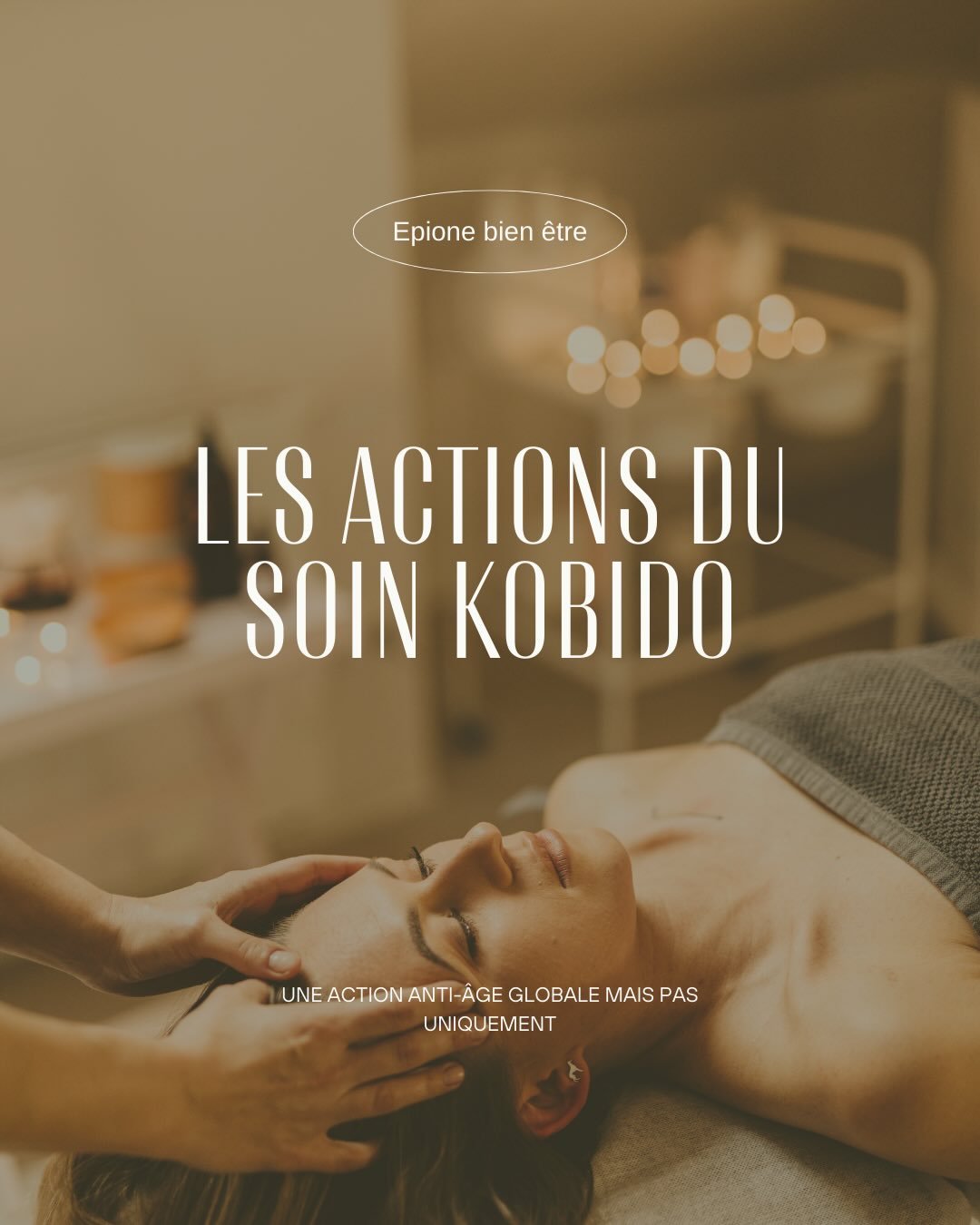 🌸 Le Kobido : plus qu’un massage visage, un véritable rituel de jeunesse naturelle
Le Kobido travaille en profondeur sur les tissus du visage grâce à des gestes précis, toniques et enveloppants. ✨
Ses actions ?
• stimule la micro-circulation & l’oxygénation de la peau
• lifte et tonifie les muscles du visage
• favorise la production de collagène et d’élastine
• améliore l’éclat, la fermeté et la qualité de la peau
• détend les tensions du visage, de la nuque et du cou
• apaise le mental et invite au lâcher-prise
Un soin à la fois esthétique et énergétique, qui révèle l’éclat naturel de votre visage tout en procurant une profonde relaxation. 🌿
Un moment pour se reconnecter à son corps, à sa respiration… à soi. ✨