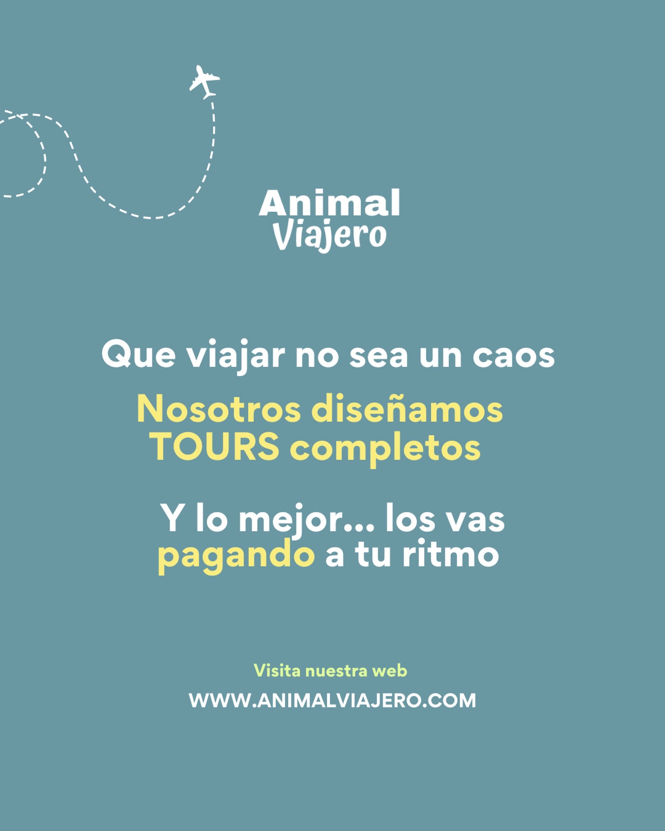 Viajar no debería estresarte… debería emocionarte ✈️✨
En Animal Viajero diseñamos tu experiencia completa: vuelos, hospedaje, tours y todo lo que necesitas para solo hacer una cosa… disfrutar.
Y lo mejor 🤍
Lo pagas a tu ritmo.
🌍 Empieza hoy.
🔗 www.animalviajero.com
#agenciadeviajes #AnimalViajero #viajesseguros #viajesbaratos
