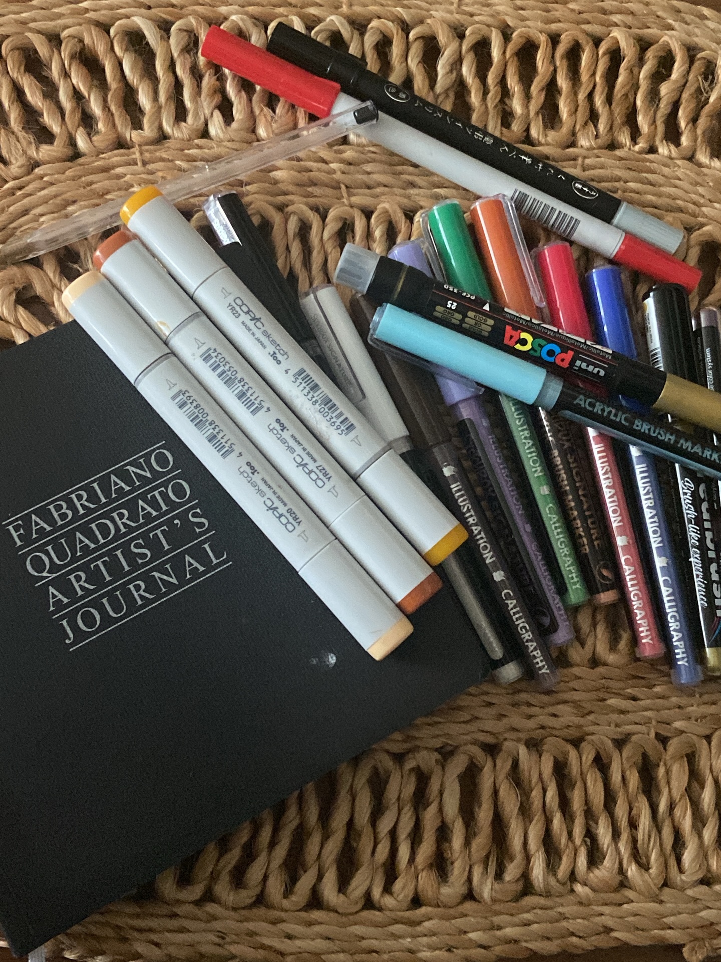 I have been bad lately about keeping my sketchbook up to date! Here are some of my most recent sketches. The last sketch I made this morning with reference image of the flowers included to compare the two. I used some of @getsketchbox ‘ s newest paint markers that were included in the “monochromatic pastel premium box” and used them with one of the past paint marker sets that I had from one of their previous boxes for some of the more recent sketches. The @copic_official_us markers were also from a past illustration box that sketchbox had in the past too (the colors of the copic markers are yellowish shade, yellow ochre, and Tuscan orange and are really nice for sketches)
Also in the referrance image besides the flowers are one of @cordacandles lauds candle, A. Gallo’s box of watercolors (I need to be better about using them!), one of the boxes that has more of my Sketchbox art supplies in (the boxes are very convenient for bringing art supplies with me), a sketchbook that I keep my my linocut print test/inkpad prints in, another sketchbox that’s technically for watercolor but that I’ve been using for pen sketches and markers
Happy Friday and happy sketching!
#sketchbox #sketch #art #fyp #drawing