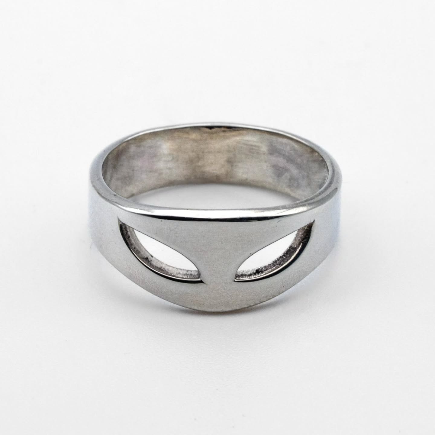 Mask Ring Sterling Silver