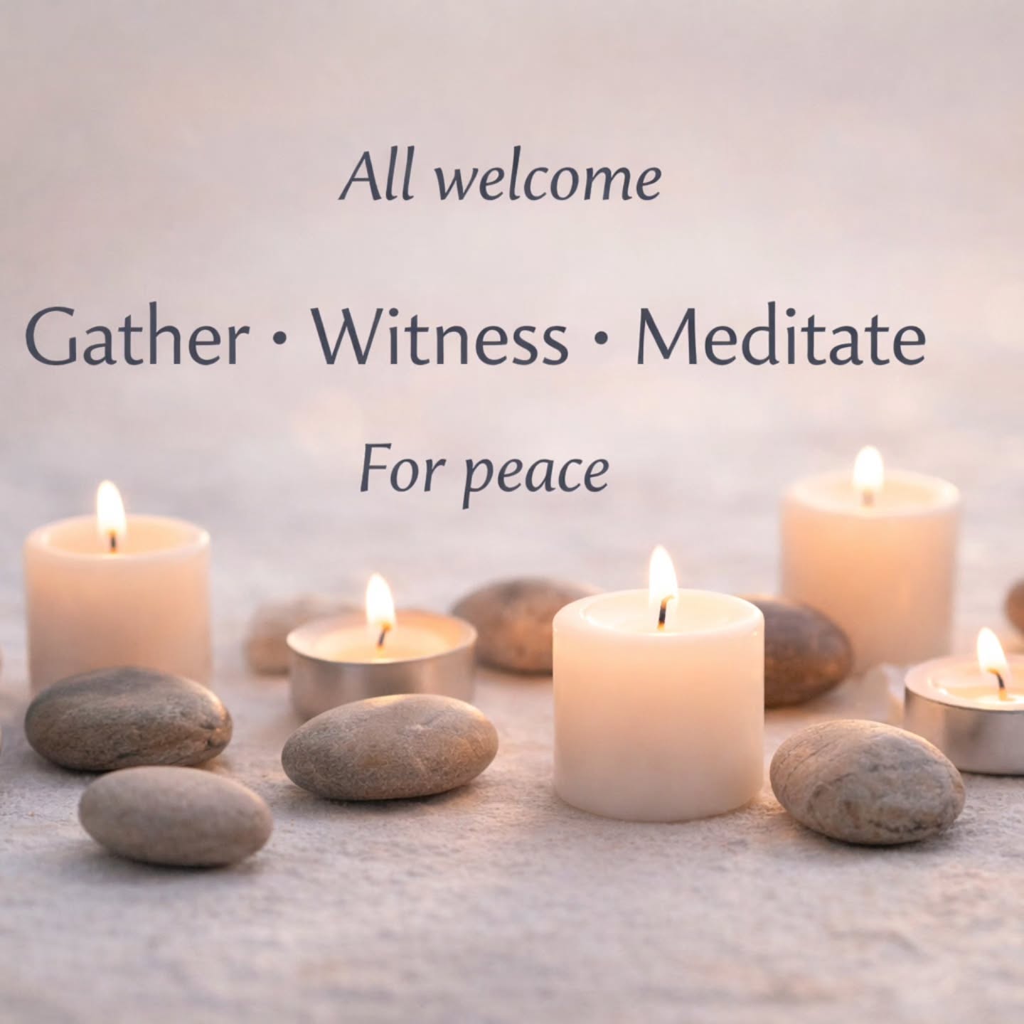 With so much happening in the world right now, it's easy to feel the weight of it all. In times like these, gathering togetherโeven virtuallyโcan be a powerful way to find peace, connection, and hope. ๐
A reminder that ๐'๐ข ๐๐ค๐ก๐๐๐ฃ๐ ๐๐ฃ๐ค๐ฉ๐๐๐ง ๐ค๐ฃ๐ก๐๐ฃ๐ ๐ฅ๐๐๐๐ ๐ซ๐๐๐๐ก/๐ข๐๐๐๐ฉ๐๐ฉ๐๐ค๐ฃ at 7pm tonight. ๐งโโ๏ธ
I'd like to extend a warm welcome to anyone who would like to join us. ๐
๐๐๐๐จ ๐๐จ ๐ค๐ฅ๐๐ฃ ๐ฉ๐ค ๐๐ซ๐๐ง๐ฎ๐ค๐ฃ๐, ๐ฌ๐๐๐ฉ๐๐๐ง ๐ฎ๐ค๐ช ๐๐ค๐ฃ๐จ๐๐๐๐ง ๐ฎ๐ค๐ช๐ง๐จ๐๐ก๐ ๐จ๐ฅ๐๐ง๐๐ฉ๐ช๐๐ก ๐ค๐ง ๐ฃ๐ค๐ฉ, ๐๐ฃ๐ ๐๐จ ๐๐ฃ๐ฉ๐๐ง๐๐๐๐ฉ๐ ๐๐ฃ ๐ฃ๐๐ฉ๐ช๐ง๐ - ๐ฌ๐๐ก๐๐ค๐ข๐๐ฃ๐ ๐ฅ๐๐ค๐ฅ๐ก๐ ๐ค๐ ๐๐ฃ๐ฎ ๐๐๐๐ฉ๐, ๐จ๐ฅ๐๐ง๐๐ฉ๐ช๐๐ก ๐ฅ๐๐ฉ๐, ๐ค๐ง ๐ฃ๐ค๐ฃ๐. ๐
Bring a candle and a pebble or a twig.
The Zoom link is in my story ๐
#interfaithminister #peace #peacevigil #meditation #solidarity