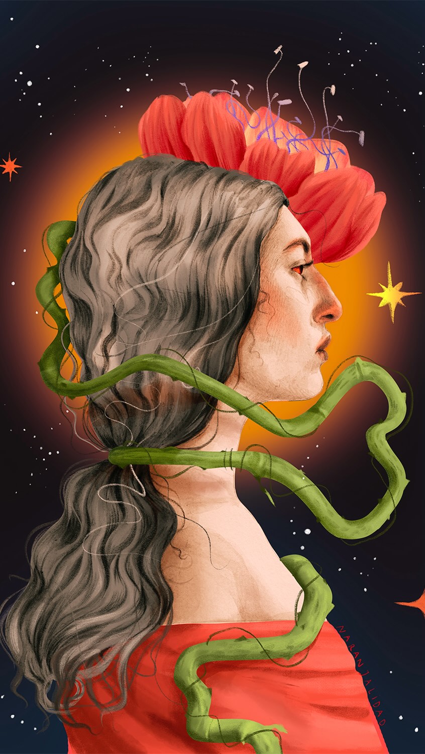 Esta ilustración es mi pequeño homenaje al umbral del fin del invierno. Sé que aún queda, pero es febrero el mes del que me quiero deshacer. Un mes honesto pero un mes puñetero, nadie espera nada de él. Y yo menos.
Pero día a día hay más luz y durante unos minutos hoy ha entrado el sol en el estudio. Preludio de que se acercan días más largos y más ligeros. Y que, a lo mejor, se retira el insomnio.
A esta pieza la llamaré: La derrota del insomnio .
❤️#illustration #poetry #pintura