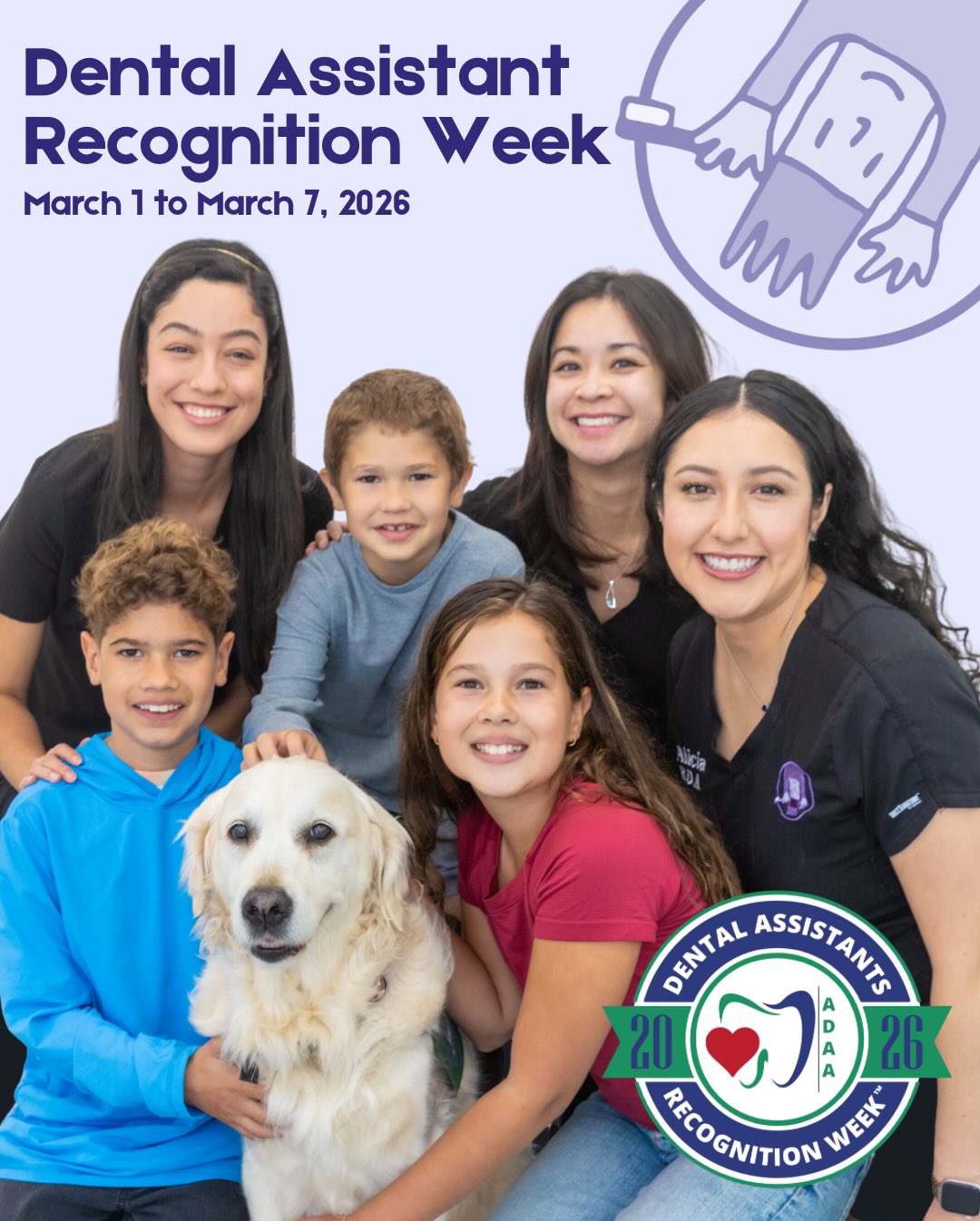 It’s Dental Assistant Appreciation Week! ✨🦷
This week we celebrate our dental assistants! Their patience, positivity, and endless energy help transform dental visits into fun, fearless experiences for our patients.
Thank you, Dental Assistant Team, for the comfort you give, and the teamwork you show every single day. We appreciate you more than words can say! 💛
#dentalassistant #pediatricdentistry #kiddentist #marincounty #drgiladds