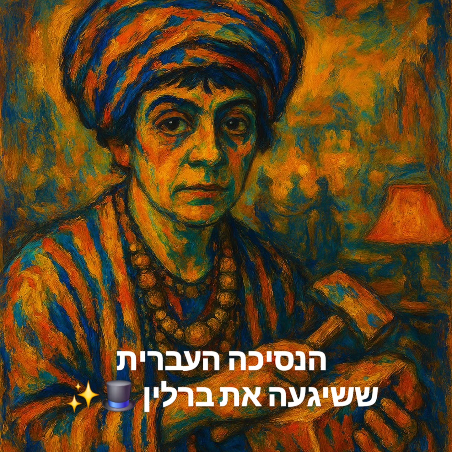 אלזה לסקר-שילר לא חיכתה לאף אחד שיגדיר אותה. בלב שנות ה-20 הסוערות של ברלין, היא פשטה את שמלות הבורגנות ולבשה טורבן ושרוואל. 🌟
היא קראה לעצמה "הנסיך יוסוף", כתבה שירי אהבה נועזים והפכה לאמא הרוחנית של כל מי שחיפש חופש בשכונת שונברג. עבורה, המגדר היה רק המלצה והחיים היו במה אחת גדולה. 🎭🏙️
הסיפור של אלזה הוא הסיפור של ברלין - עיר של מורדים, חולמים ואמנים שמעזים להיות מי שהם, למרות הכל.
בואו לגלות את חייה המרתקים בפוסט החדש בבלוג. הלינק בביו! 🔗
#BerlinByShai #ElseLaskerSchuler #BerlinHistory #JewishHistory #WomenOfBerlin