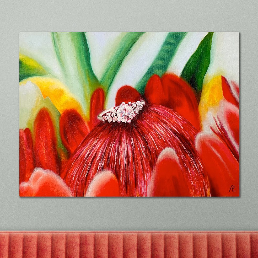 Hawaiian Love
Oil paint on canvas, 2023
.
.
.
#oilpainting #painting #paint #flowerpainting #flowerstagram #weddingring #art #artist #artistsoninstagram #redflower #oilpaintings #paintingsofinstagram