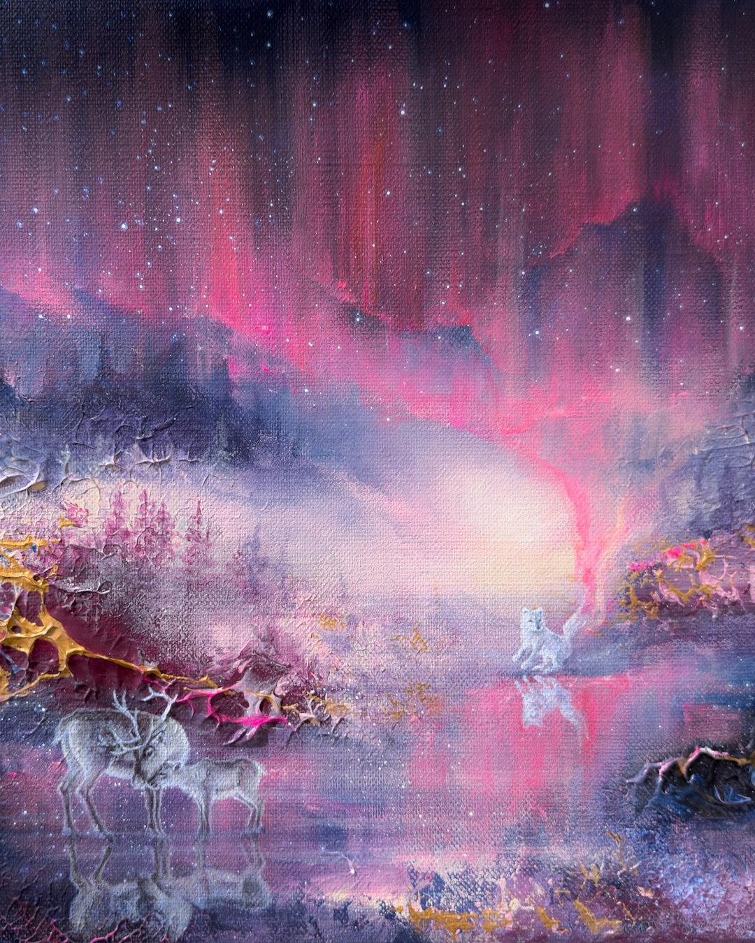 This painting made me thinking whether mythology (maybe even Nordic folklore) should remain an occasional presence, or become something foundational in my work. What do you think? 🤔🦊💖 Enjoyed so much to paint this one!!
Prints available until 2nd March ✨
#slowlifestyle #folklore #nordicinspiration #fantasyart #semiabstract #lifestyleinspo