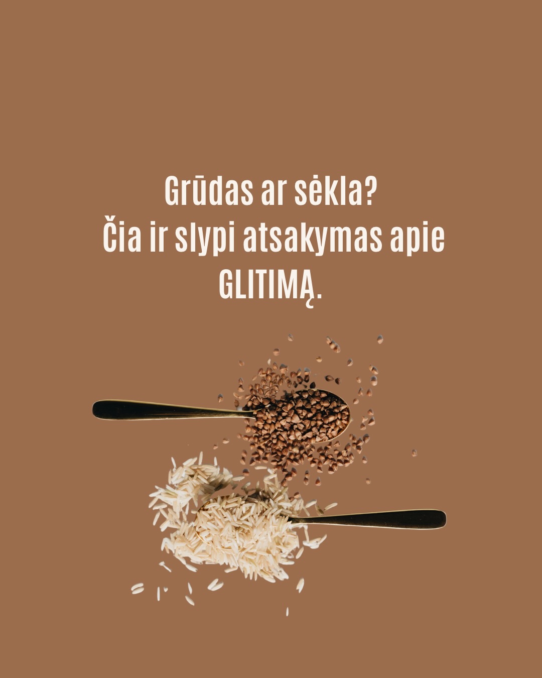 Karuselėje dalijamės labai paprastu būdu prisiminti, kurios kruopos turi gliuteno, o kurios – ne.
Sudomino? Sekite šią paskyrą, jei norite daugiau tokių patarimų ir receptų.