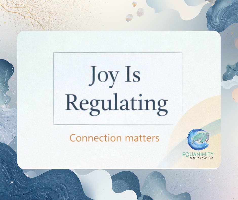 Joy is not optional. It’s regulatory.
Shared enjoyment supports nervous system regulation and strengthens attachment, even during periods of stress or recovery.
Save for later and follow for grounded parenting guidance. (Link in Bio)
#RelationalHealing #ParentChildConnection #EquanimityParentCoaching