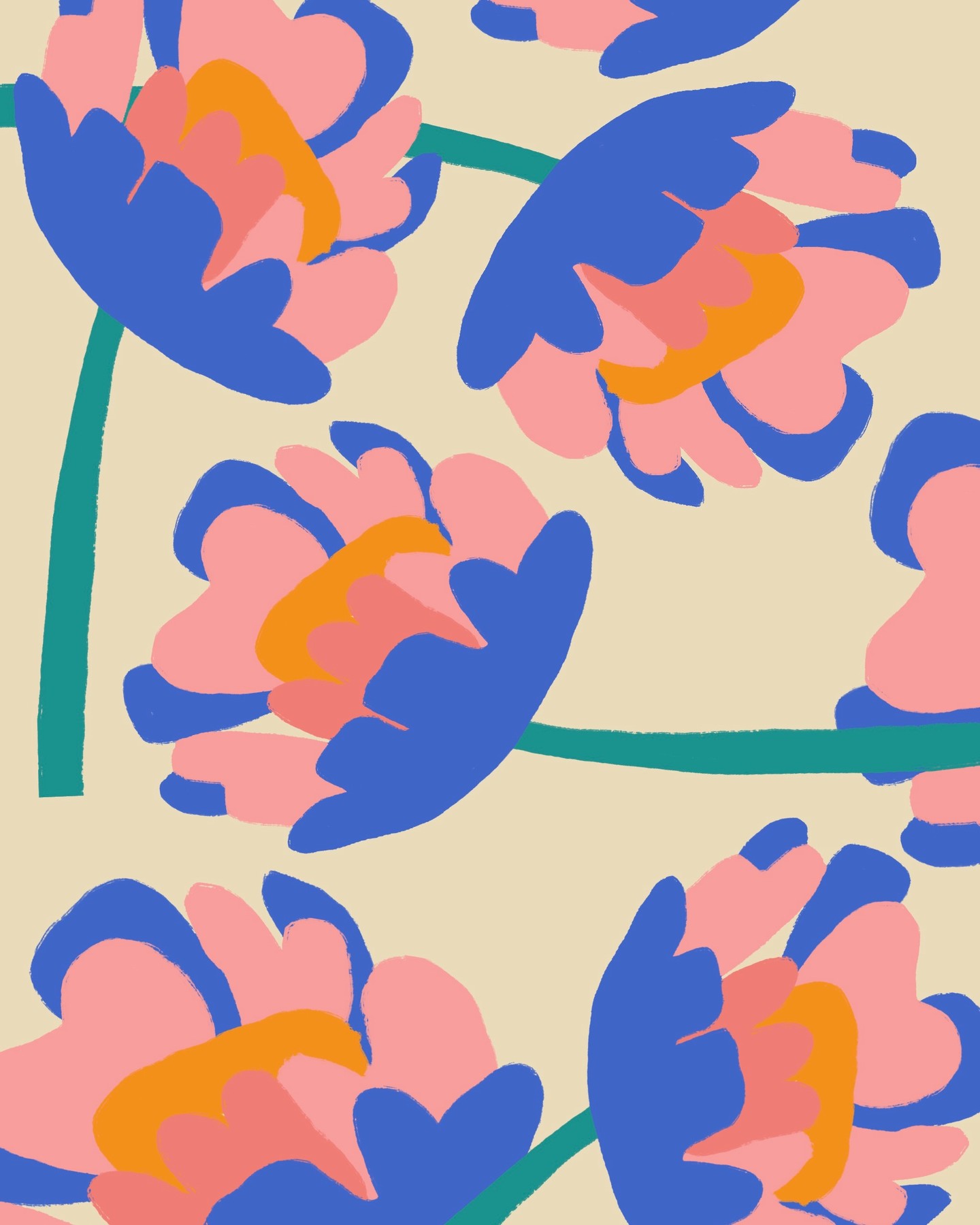 J’adore créer des patterns.
Imaginer des motifs qui pourront vivre sur du papier, du textile ou différents supports fait partie de ce que je préfère. C'est un terrain de jeu infini où je joue avec les couleurs et les formes, comme j'en ai envie, portée par mes inspirations et mes influences.
#patterndesign #surfacepattern #textilepattern #patternartist #illustratrice #freelancecreative