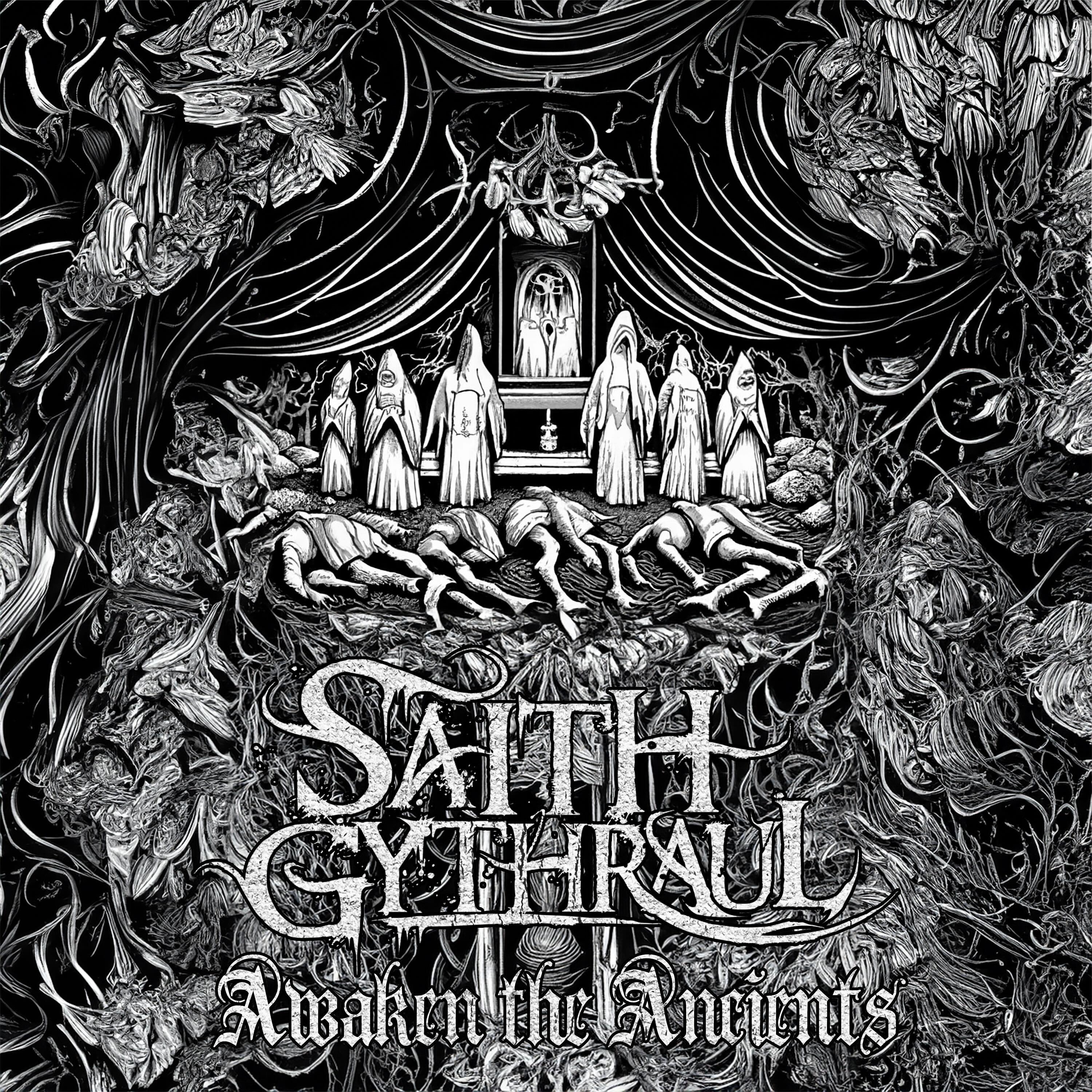 Awaken the Ancients unleash the wrath,
From the infernal depths they shall walk the path
Through sacrifice and suffering they shall come,
Awaken the Ancients
@saithgythraul releases “Awaken the Ancients” May 10, 2024