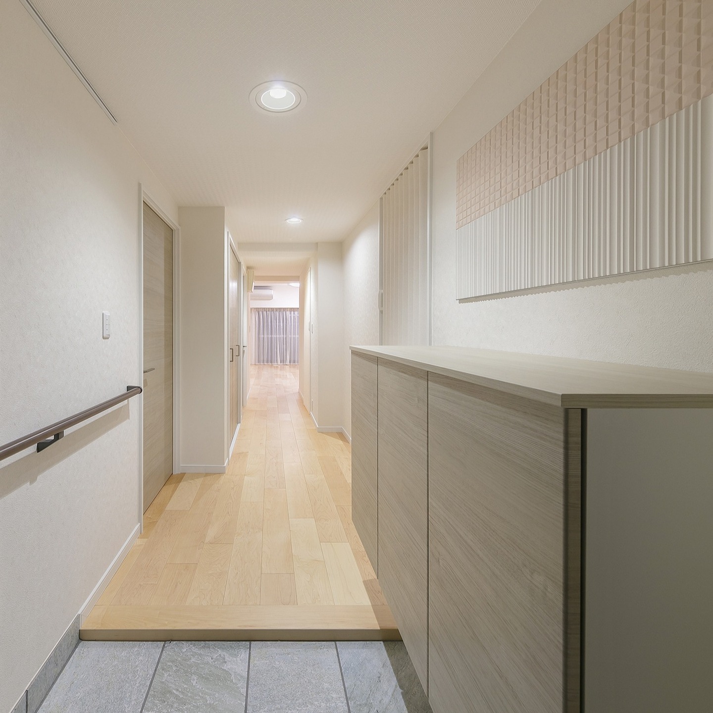 【タイルで、グッと、高級感が!】
築30年位のマンションの玄関の床は、ビニール製のクッションフロアがほとんど。
リフォームの際には、タイルにされるのがおすすめです!
ちょっとしたことで、お家にグッと高級感がマシマシです✌
「同じマンションの知人から、床をタイルにするだけで、こんなにかっこよくなるのねー、と褒められます😊」と、施主様に喜んでいただいております。
永年お付き合いのある顧客様からも、以前、ウッディが玄関のタイルの話をしたことを覚えてくださっていて、新たなご依頼をいただきました。
床のタイルでは珍しい、水色のLIXILジョイアストーンという柄が、ウッディでは、一番人気😊
色選びって、ほんとに、楽しいですよね~🥰
株式会社ウッディ
https://www.woody-reform.com
#株式