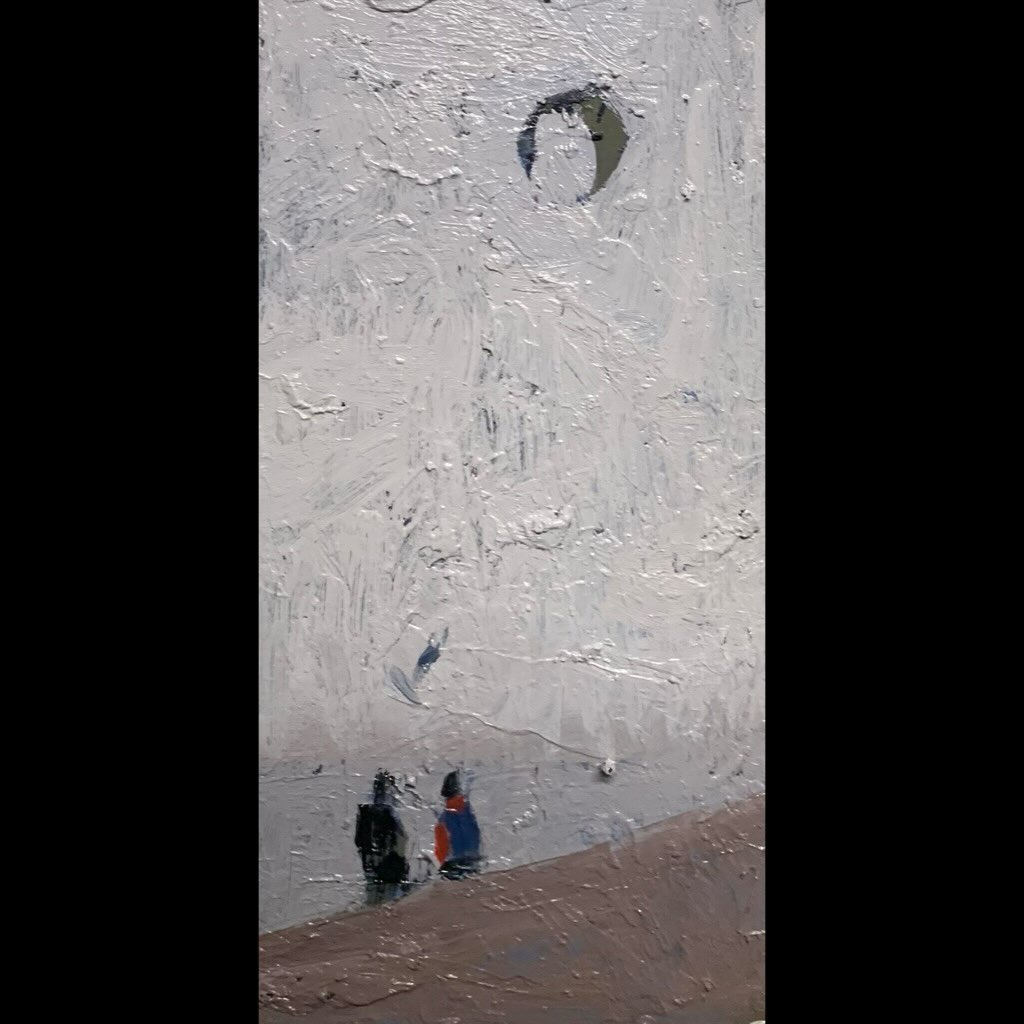 Crazy flying kite surfer and two watching walkers on Milford beach.
#milfordonsea #kitesurfing #kitesurfers #pleinair #oilpainting
@royalsocietymarine