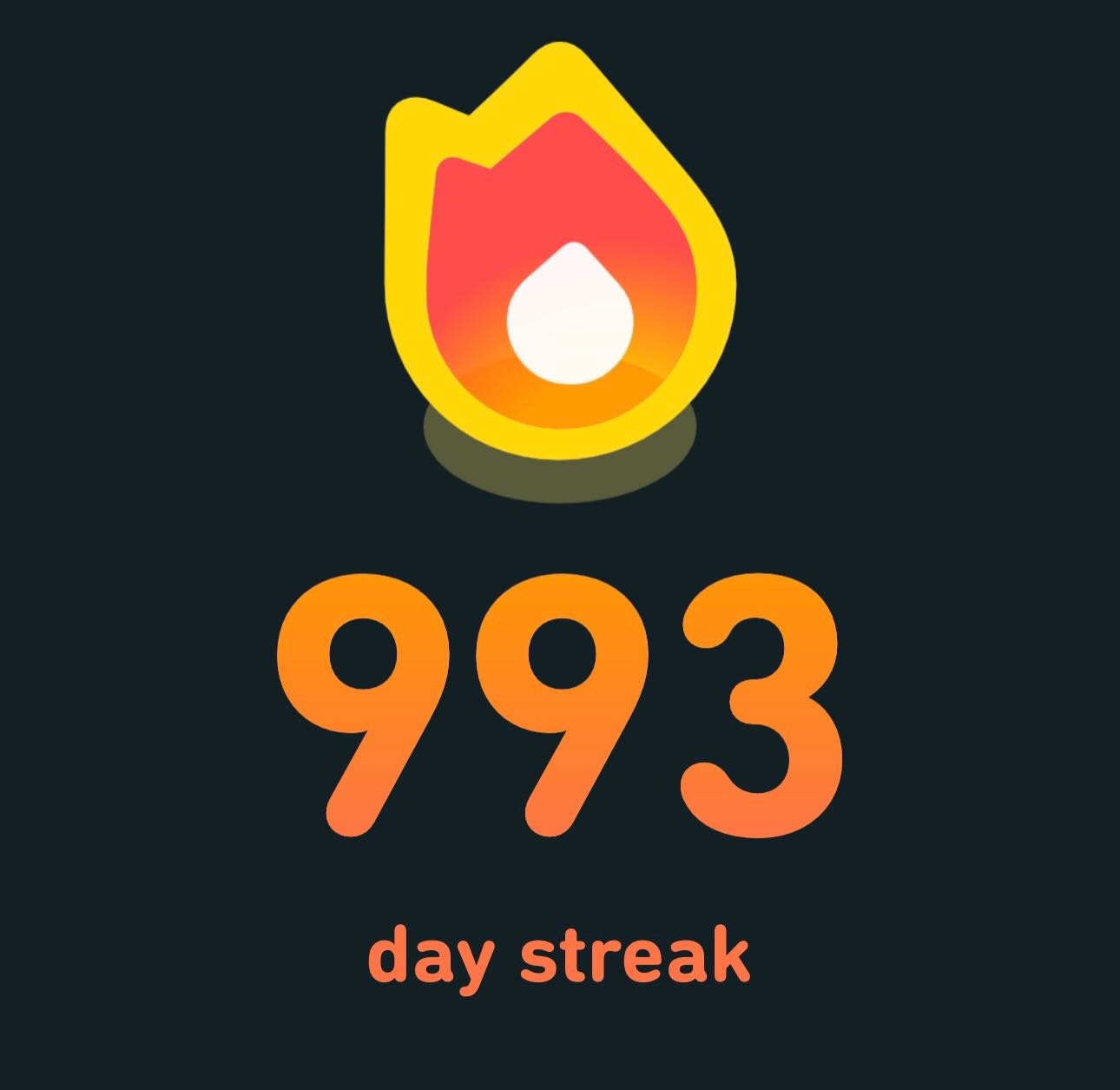 7 days to go until the obsessive compulsive in me can quit @duolingo Almost 1000 days and still can't hold a conversation, and don't get me started on Lily and her eye rolling when you get something wrong!